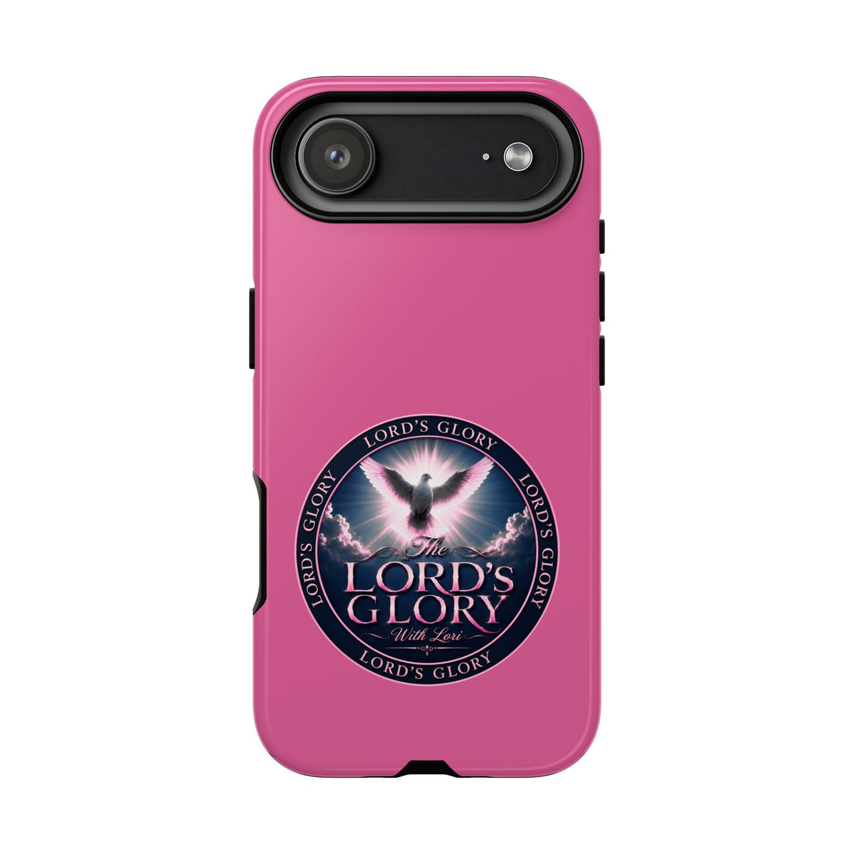 Christian Phone Case – "Lord's Glory with Lori" Dove Design Tough Case (Protective Phone Cover)