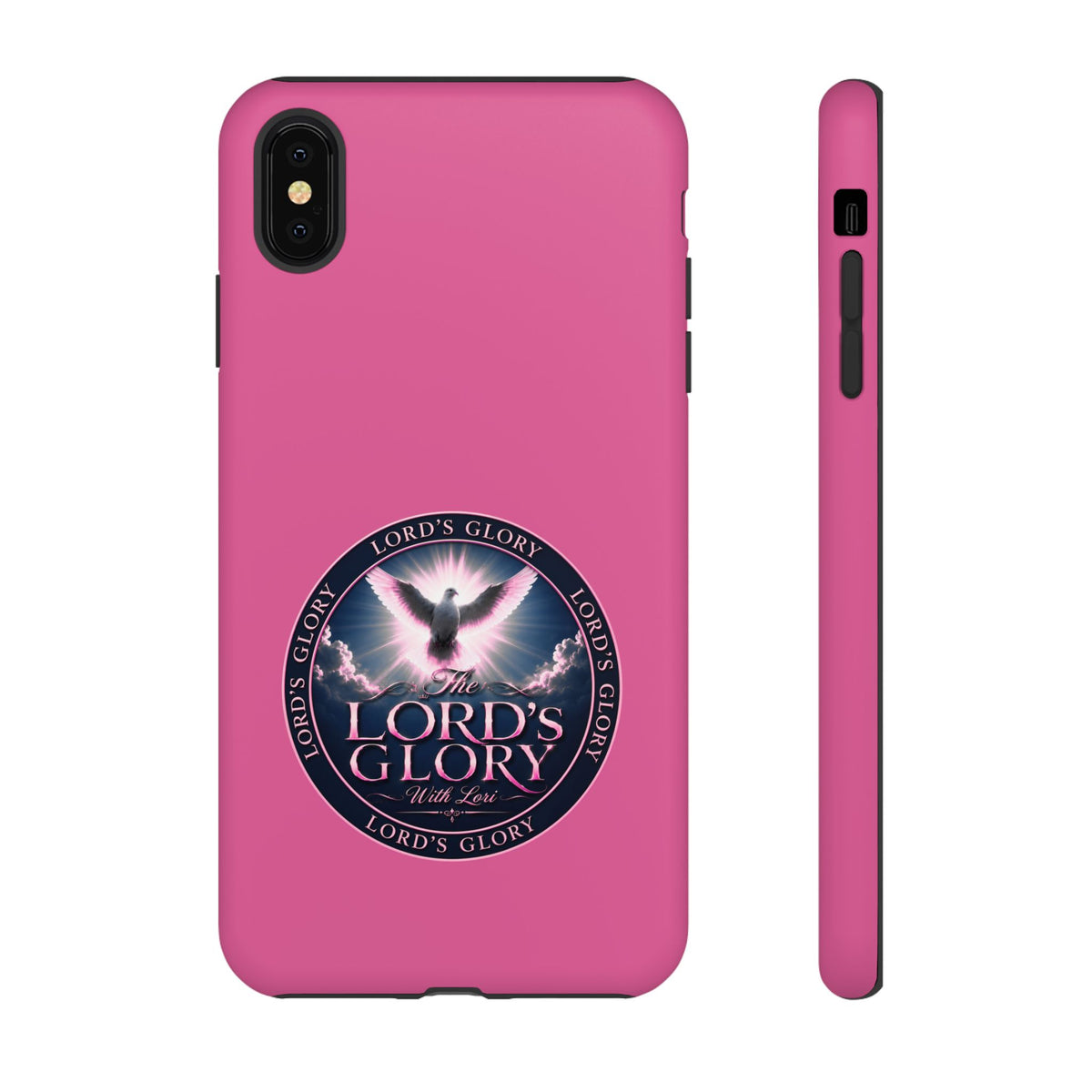 Christian Phone Case – "Lord's Glory with Lori" Dove Design Tough Case (Protective Phone Cover)