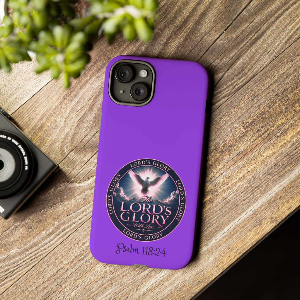 Christian Phone Case – "Lord's Glory with Lori" Dove Design Tough Case (Protective Phone Cover)