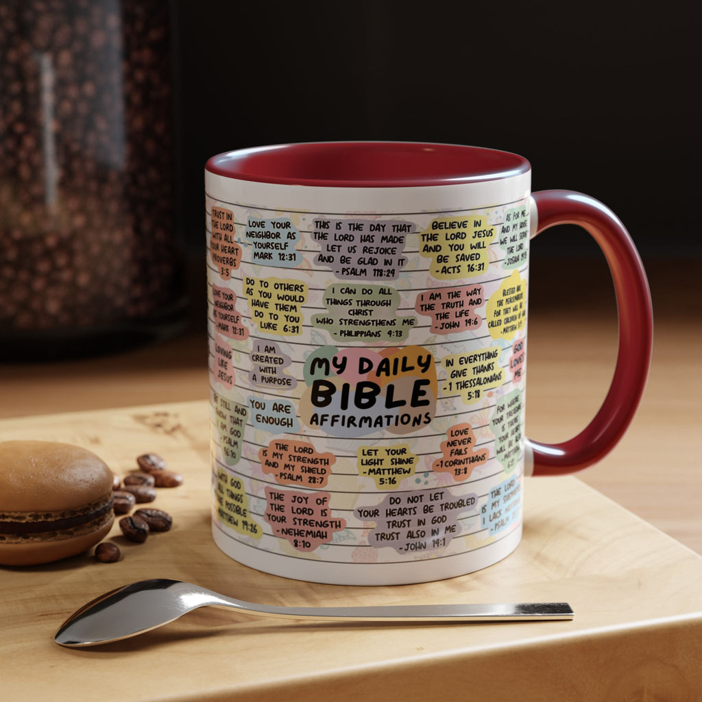 My Daily Bible Affirmations Coffee Mug 15oz/11oz