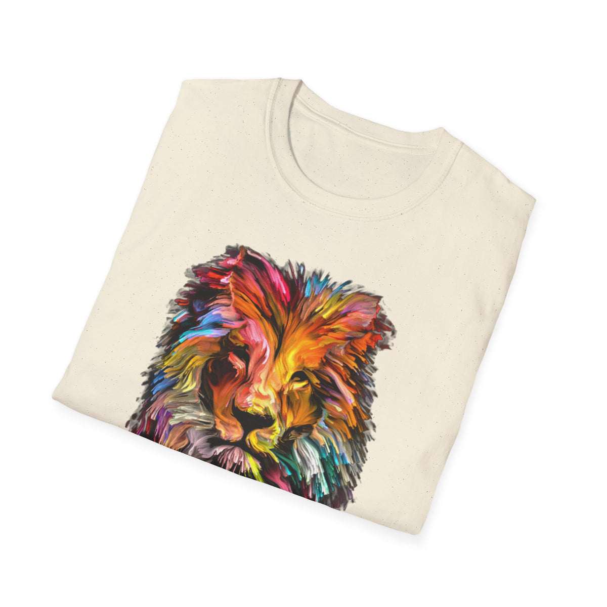 Lion of Judah Colorful Lion T-Shirt — "The Lion of Judah / Aryeh Yehudah" Graphic Tee