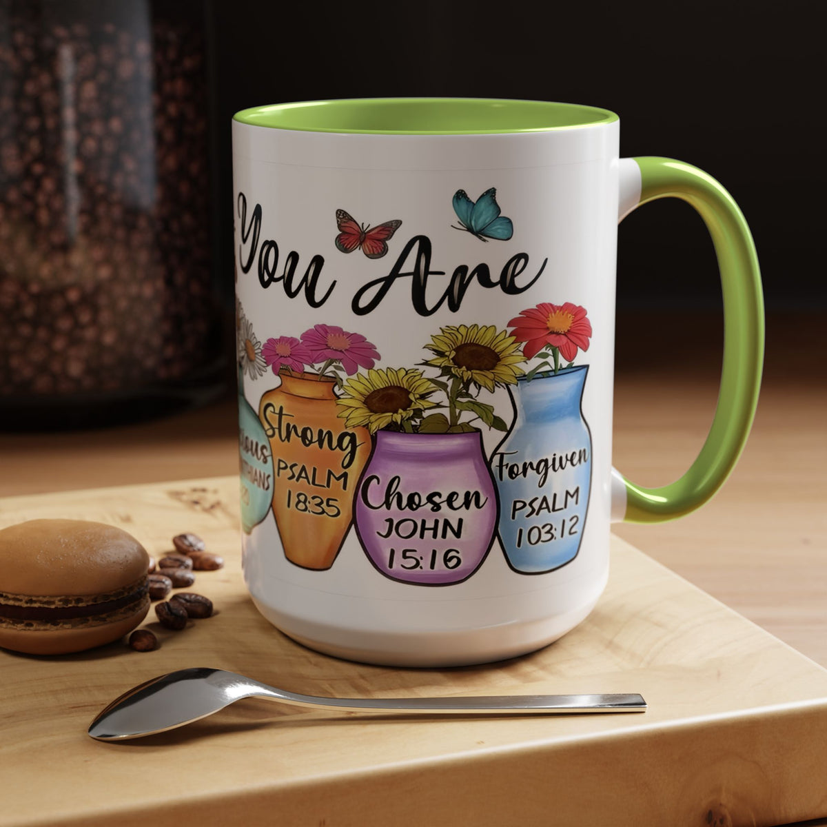 God Says You Are - You Are Loved Christian Bible Verse Coffee Mug