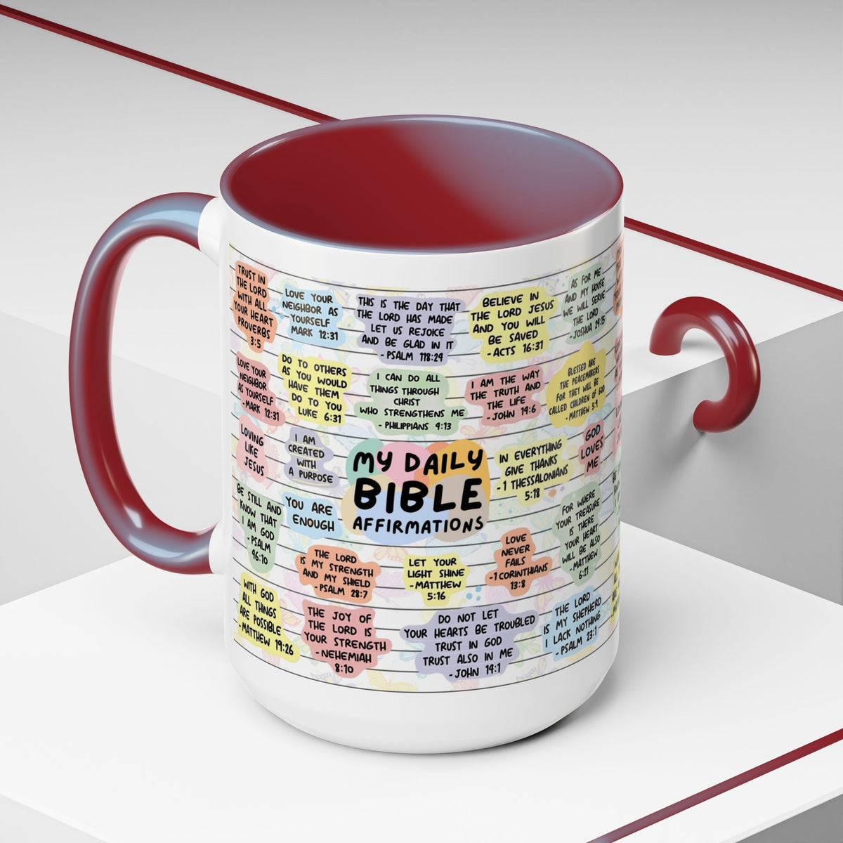 My Daily Bible Affirmations Coffee Mug 15oz/11oz