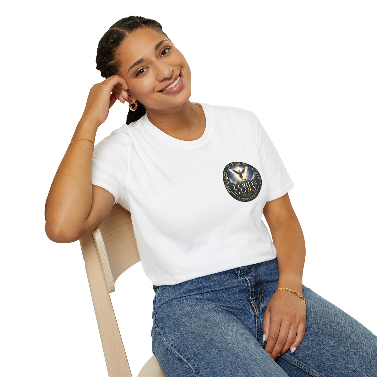 Lord's Glory with Lori Dove T‑Shirt — Christian Faith Logo Tee