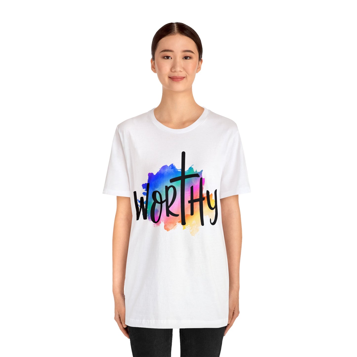 Worthy Worthy Worthy - Unisex Jersey Short Sleeve Tee