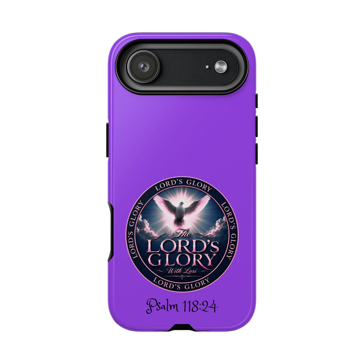 Christian Phone Case – "Lord's Glory with Lori" Dove Design Tough Case (Protective Phone Cover)