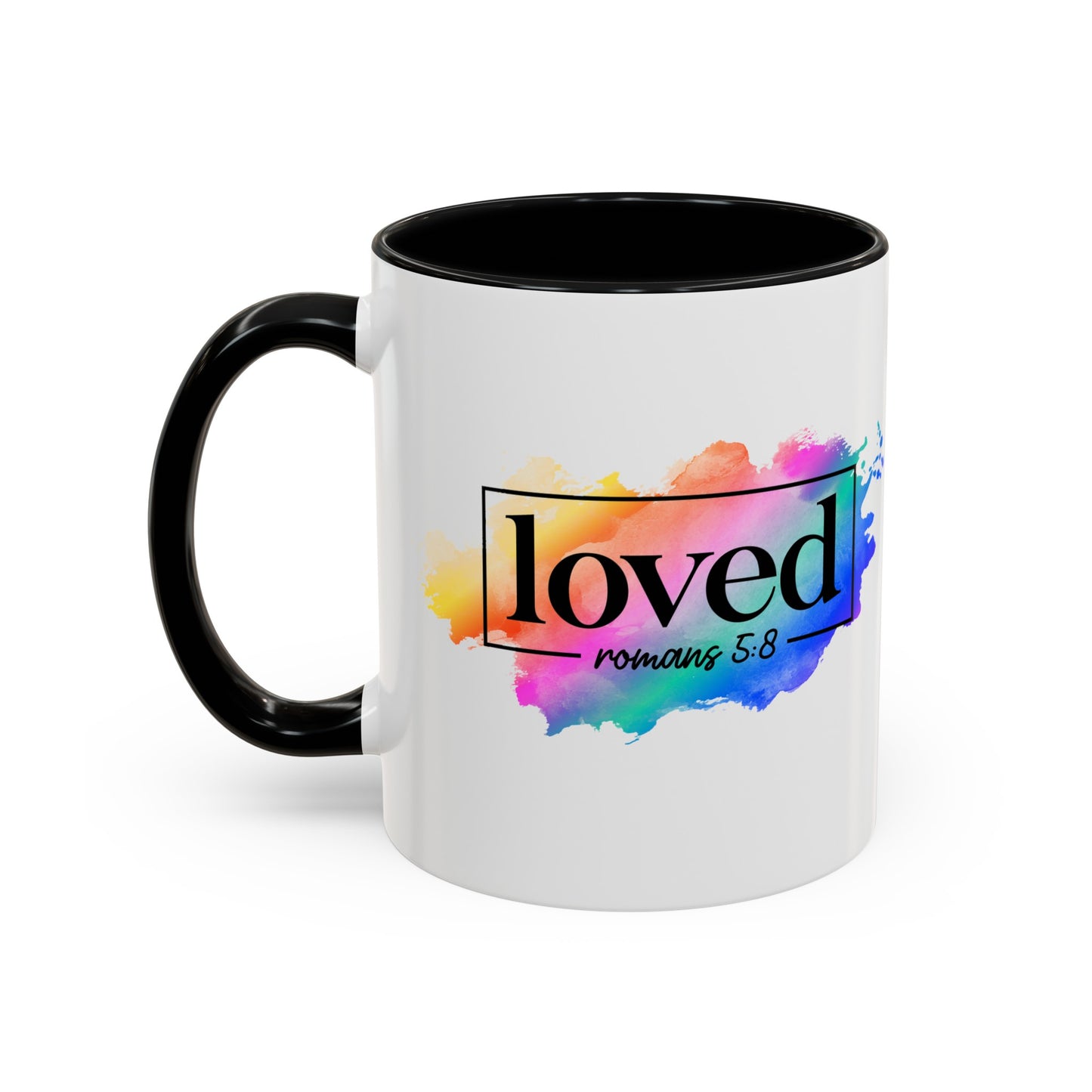 LOVED - 5 Colors Accent Coffee Mug, 11oz 15oz