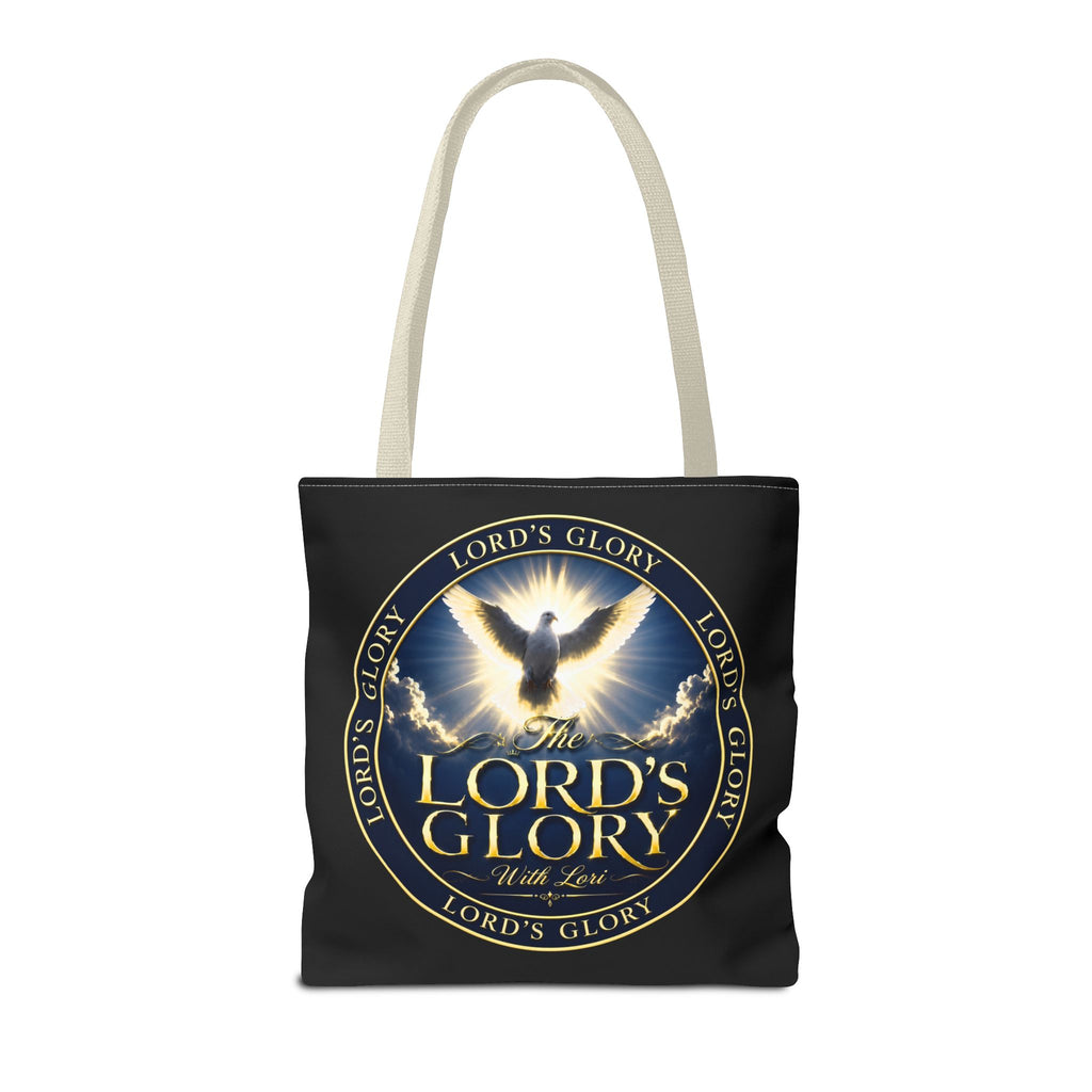 Tote Bag — "The Lord's Glory with Lori" Christian Dove Tote (Faith-Inspired Church Bag)