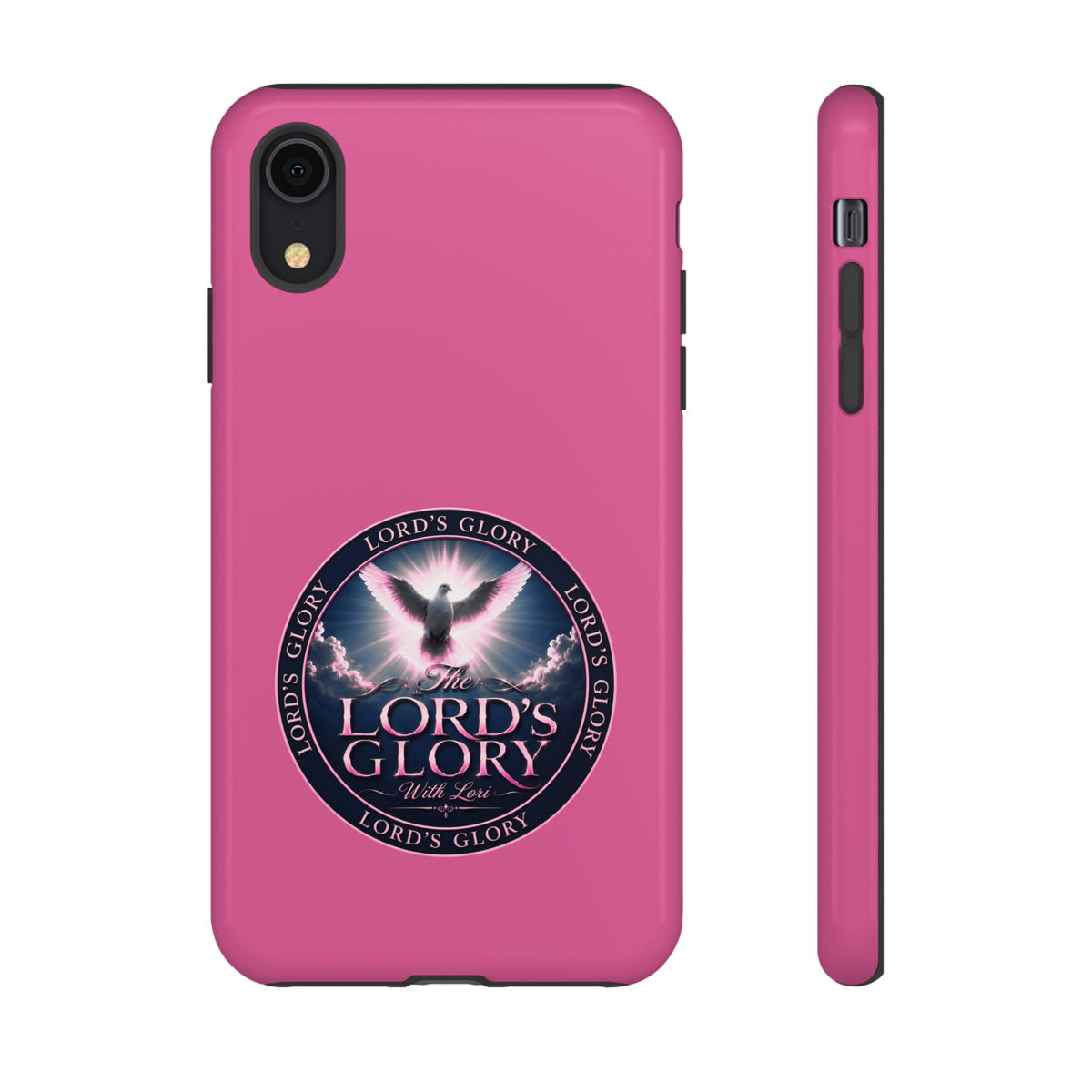Christian Phone Case – "Lord's Glory with Lori" Dove Design Tough Case (Protective Phone Cover)