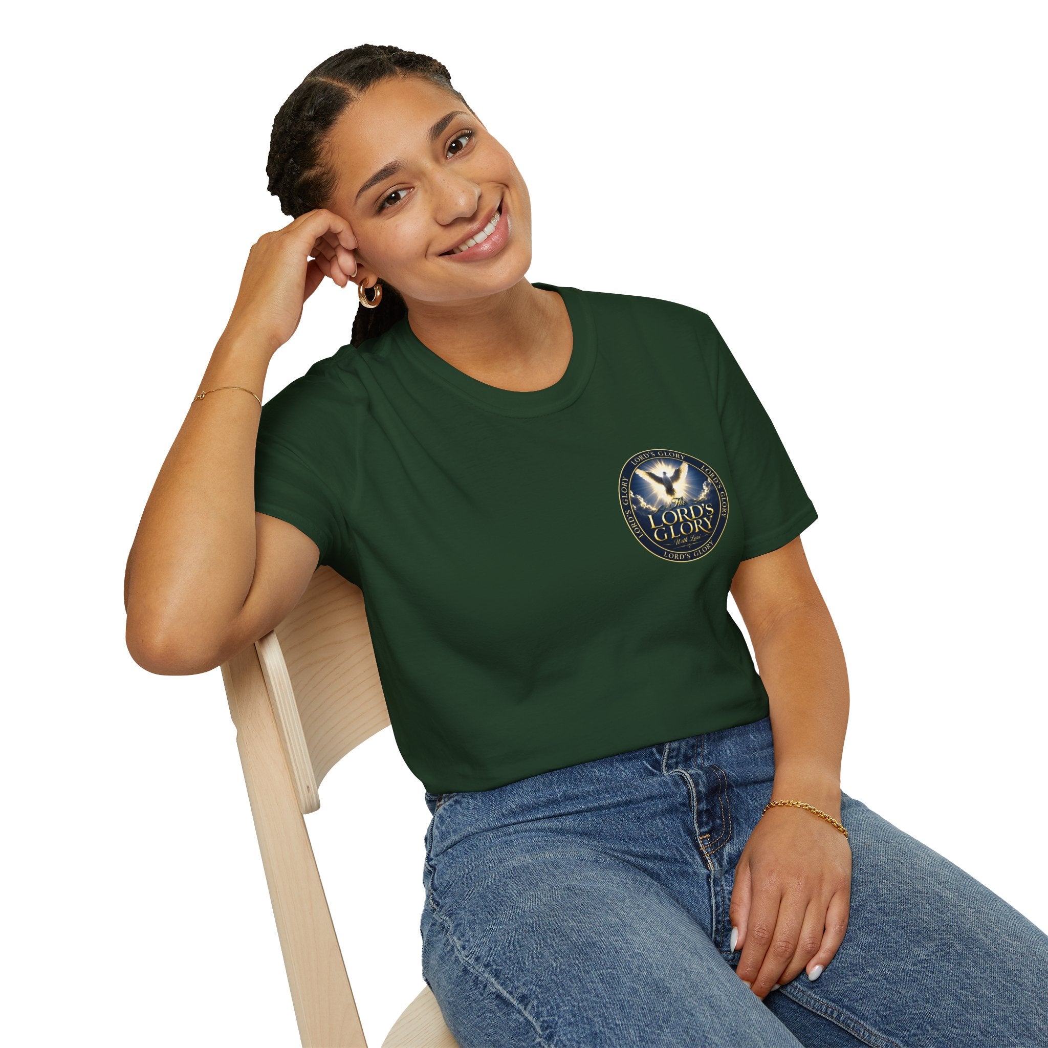 Lord's Glory with Lori Dove T‑Shirt — Christian Faith Logo Tee