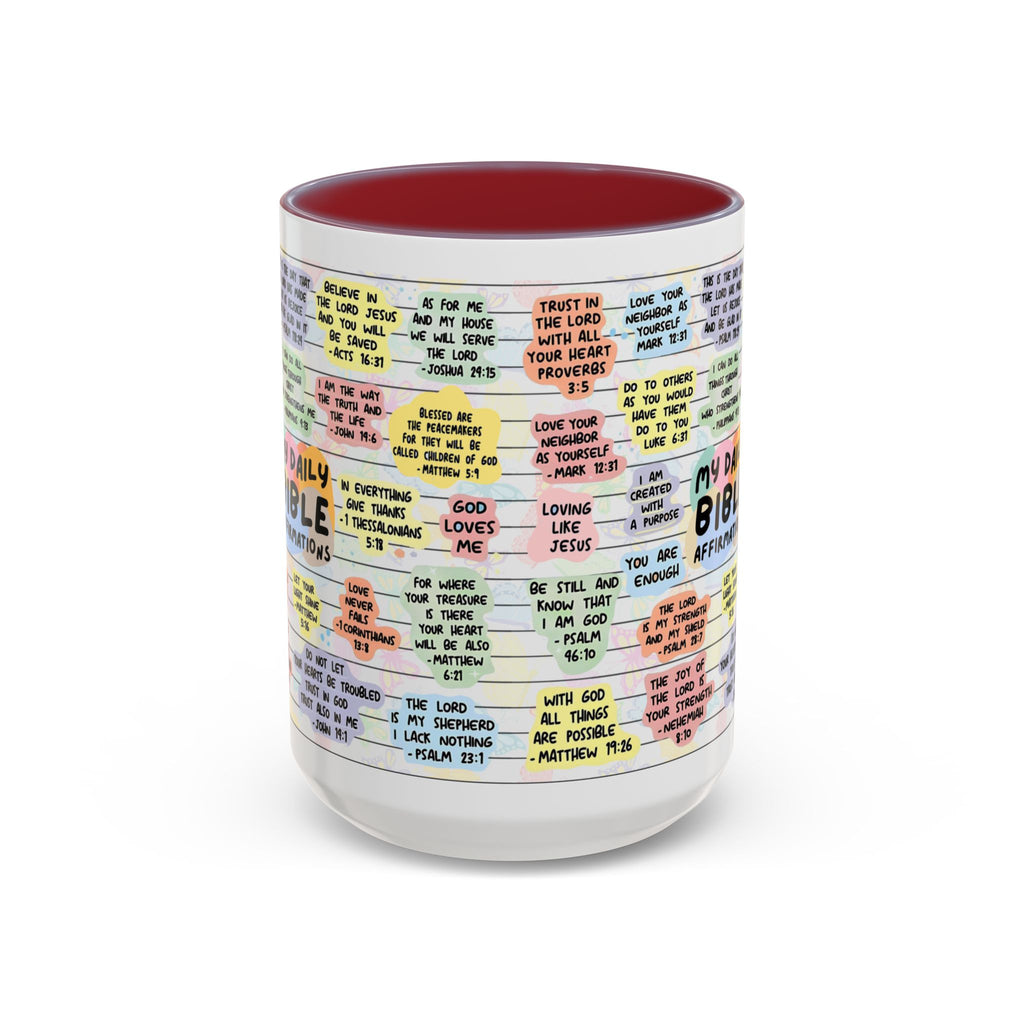 My Daily Bible Affirmations Coffee Mug 15oz/11oz