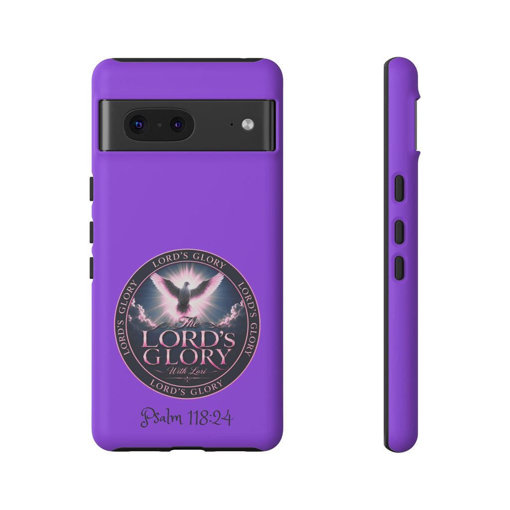 Christian Phone Case – "Lord's Glory with Lori" Dove Design Tough Case (Protective Phone Cover)