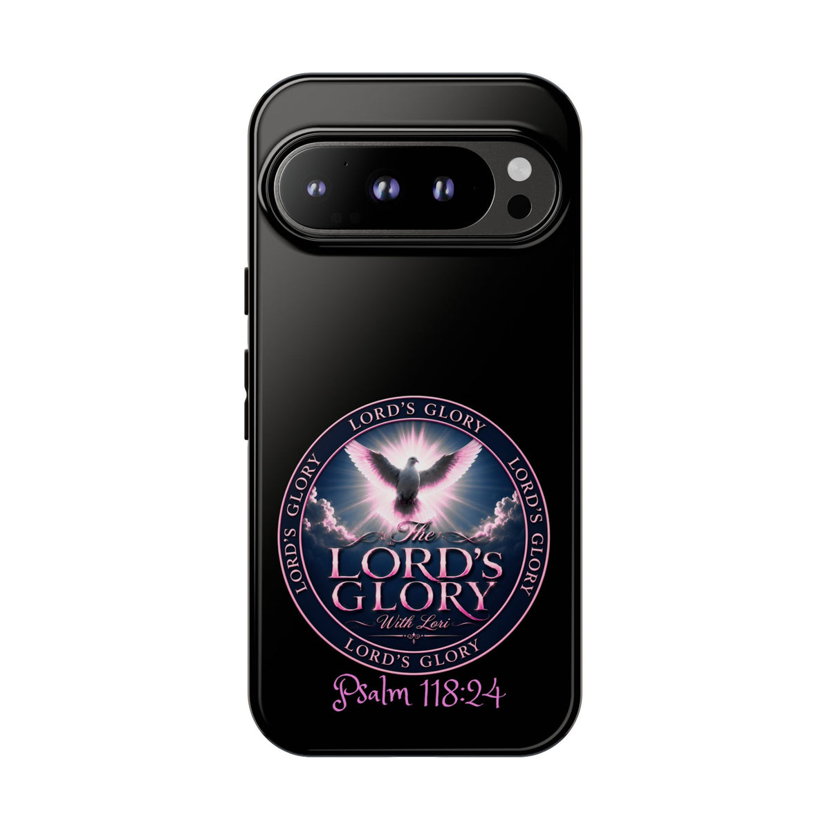 Christian Phone Case – "Lord's Glory with Lori" Dove Design Tough Case (Protective Phone Cover)