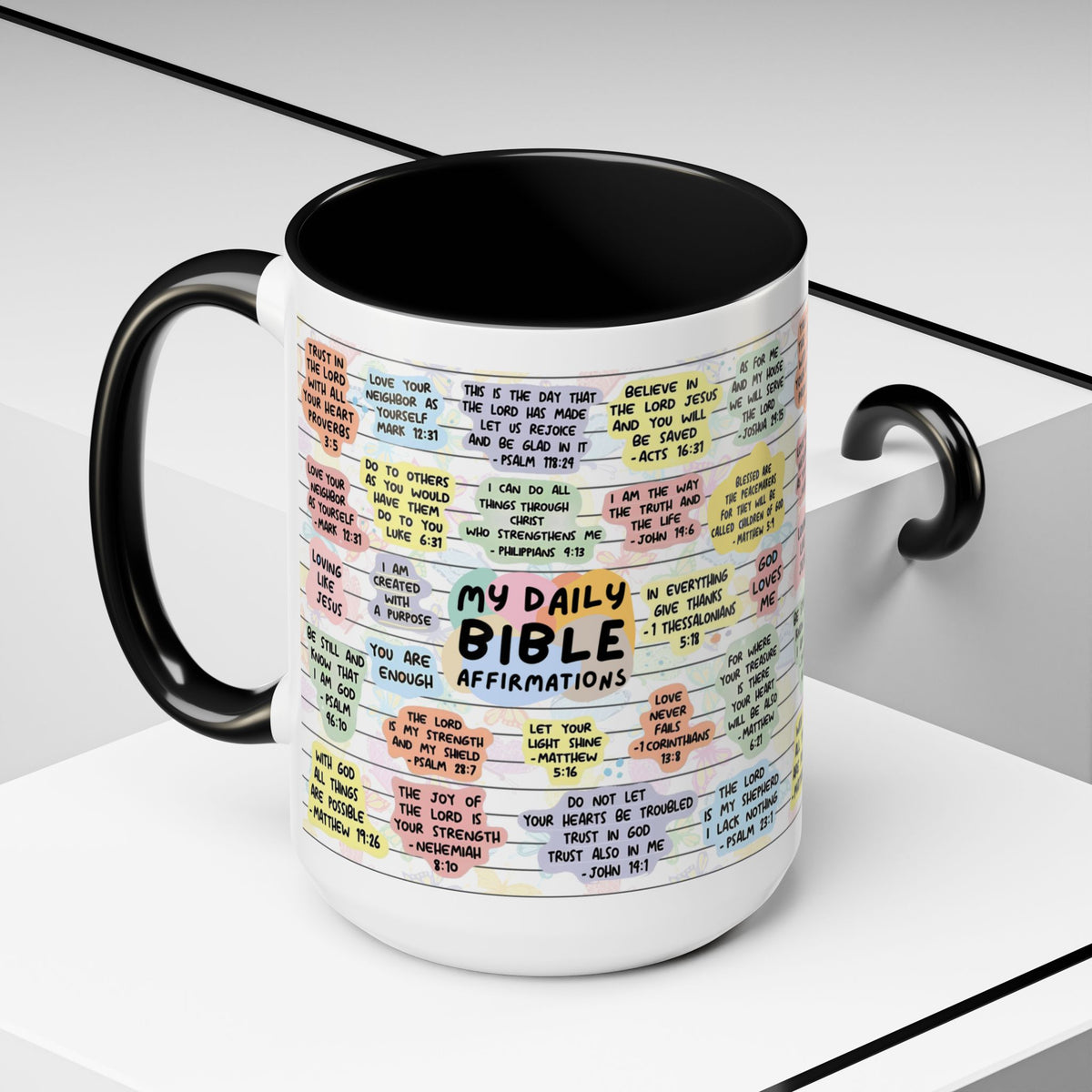 My Daily Bible Affirmations Coffee Mug 15oz/11oz