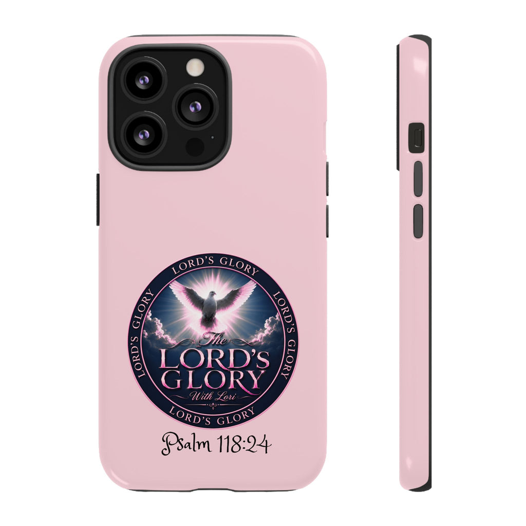 Christian Phone Case – "Lord's Glory with Lori" Dove Design Tough Case (Protective Phone Cover)