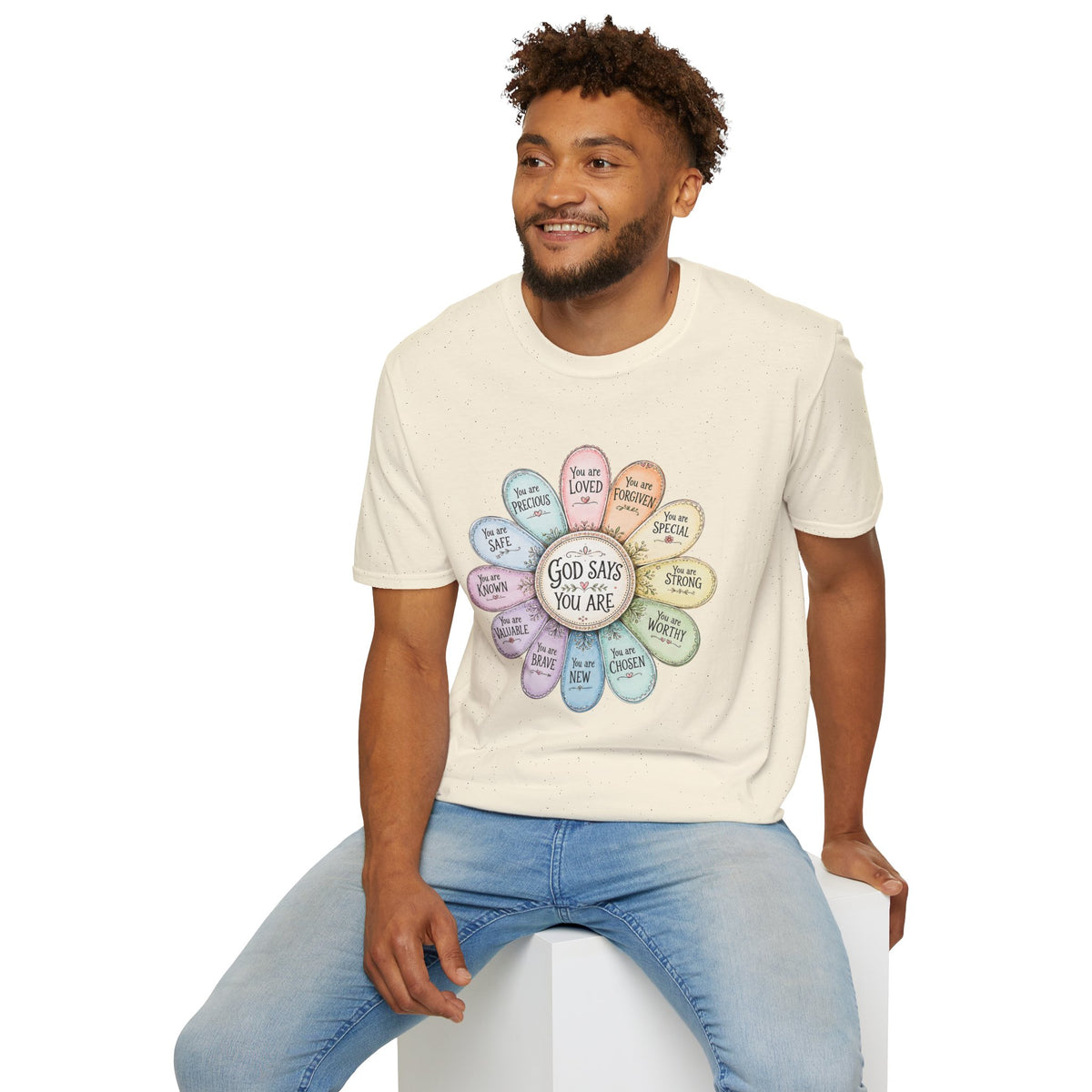 God Says You Are Loved Inspirational Christian T-Shirt