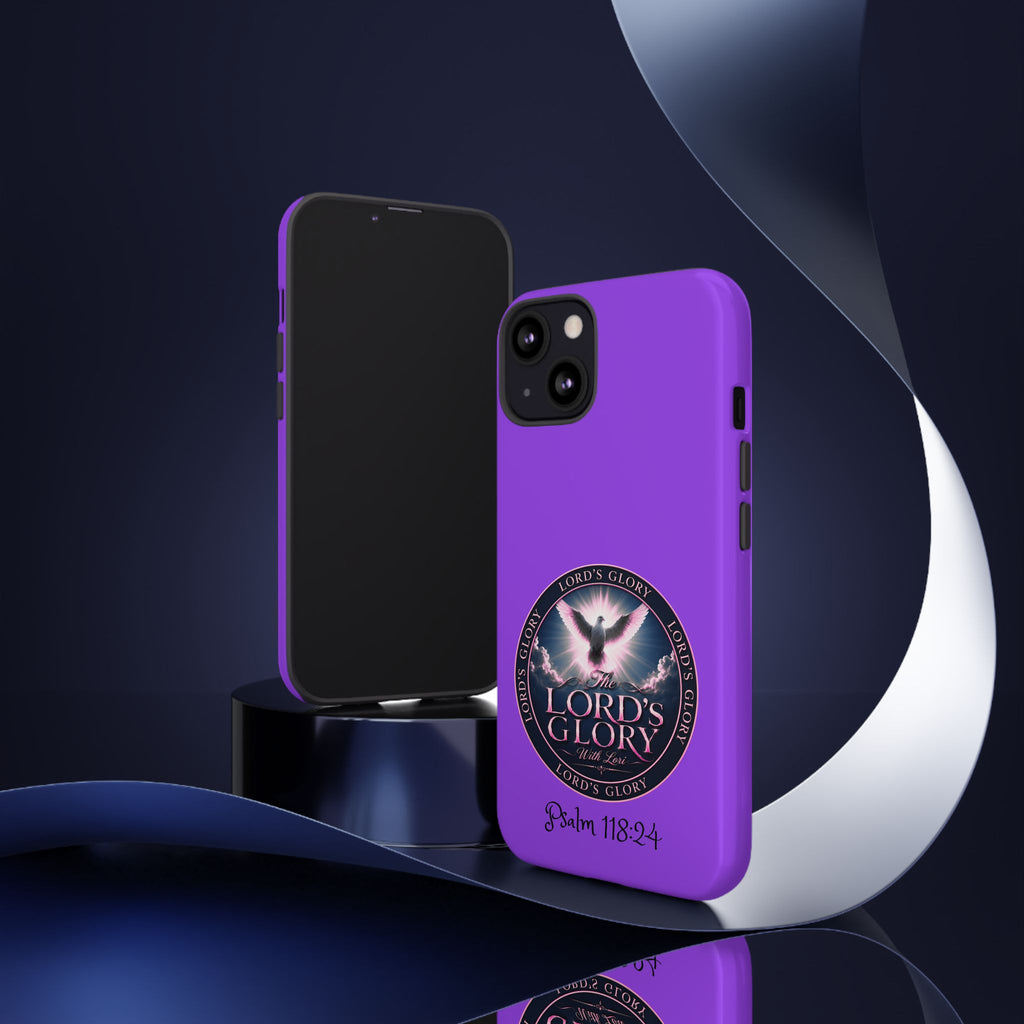 Christian Phone Case – "Lord's Glory with Lori" Dove Design Tough Case (Protective Phone Cover)
