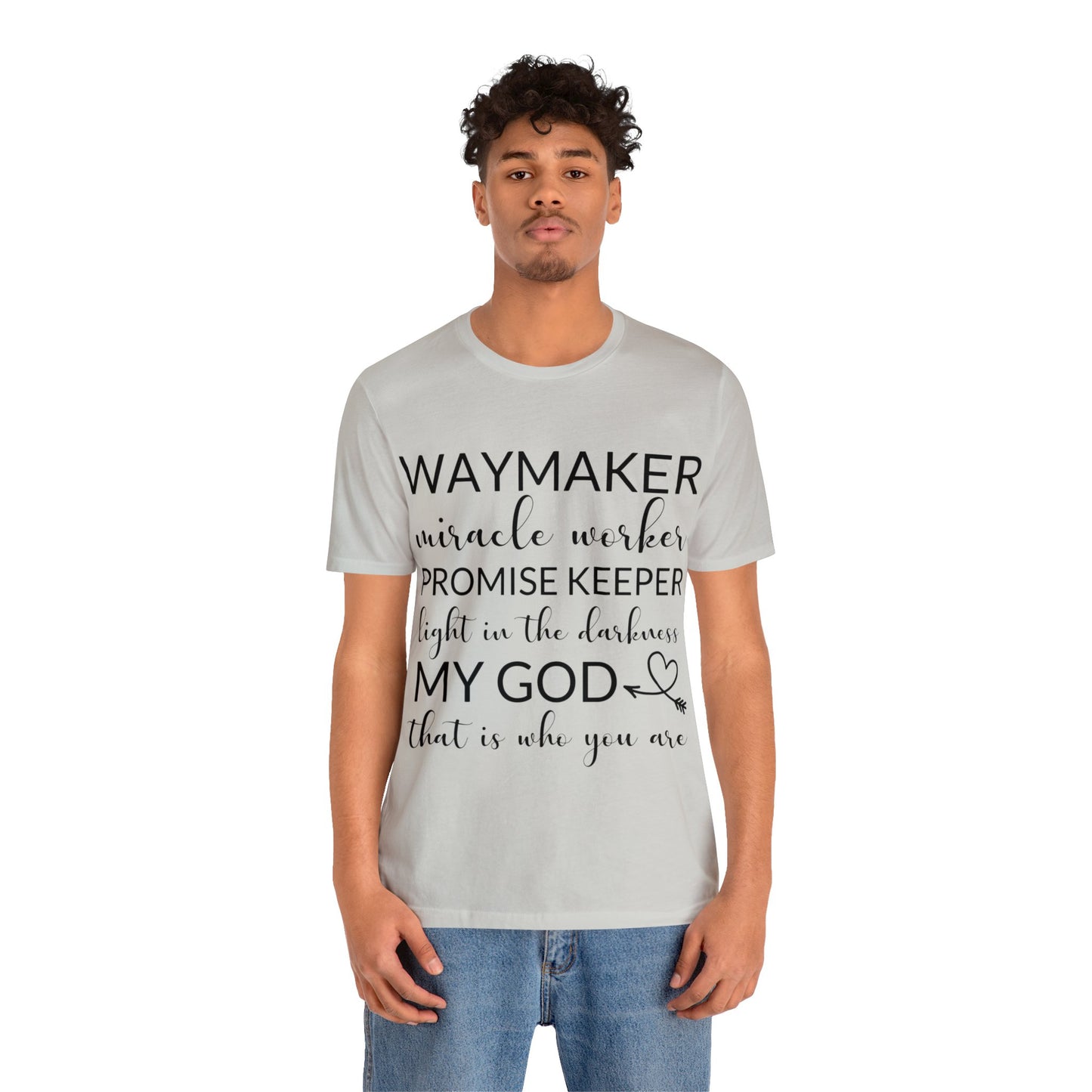 Waymaker Promise Keeper Light in the Darkness - Unisex Jersey Short Sleeve Tee