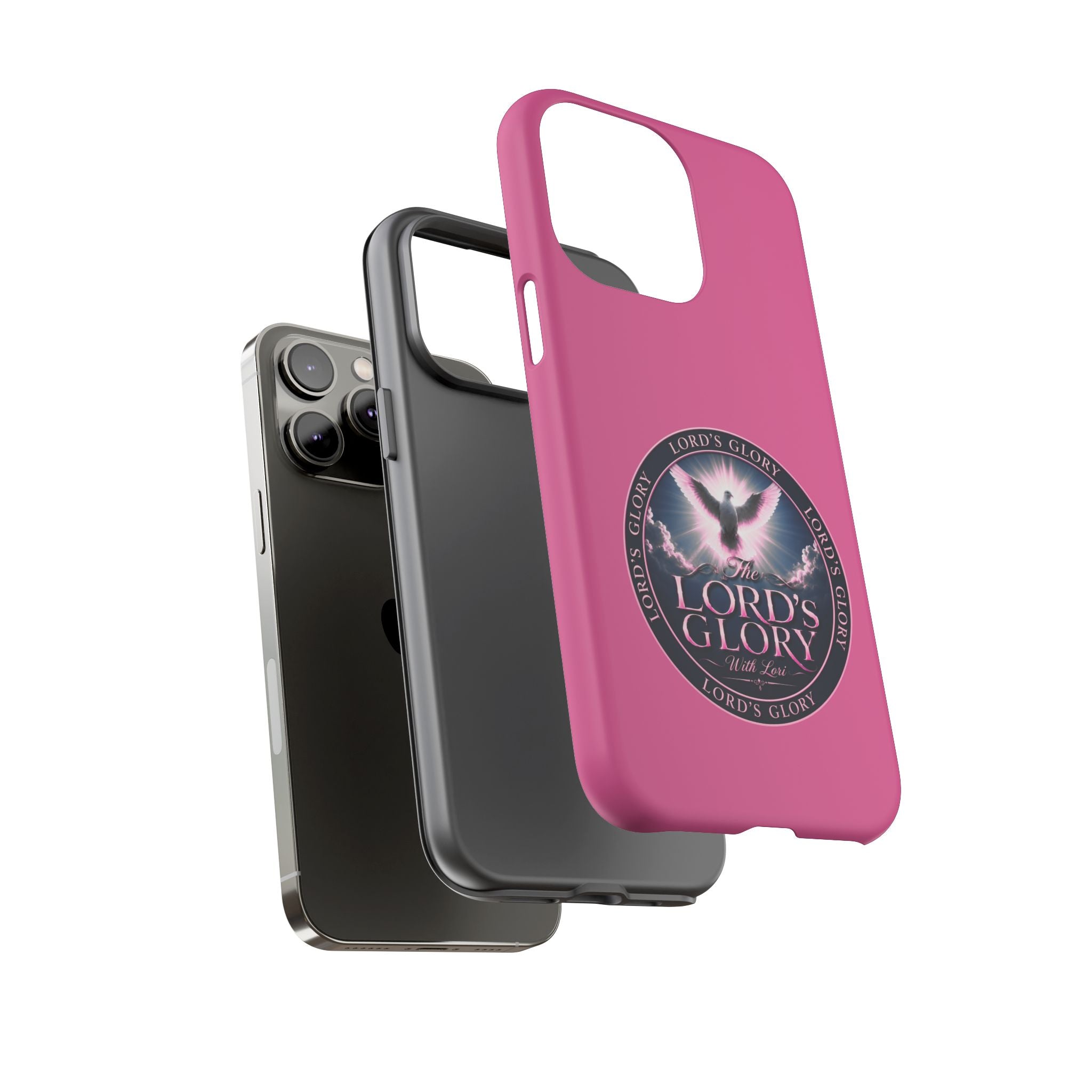 Christian Phone Case – "Lord's Glory with Lori" Dove Design Tough Case (Protective Phone Cover)