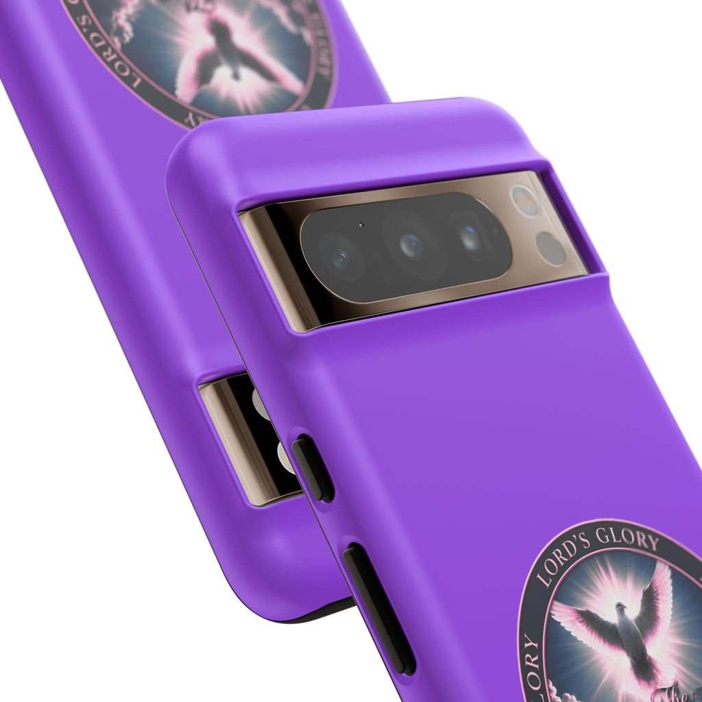 Christian Phone Case – "Lord's Glory with Lori" Dove Design Tough Case (Protective Phone Cover)