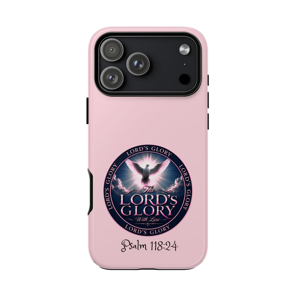 Christian Phone Case – "Lord's Glory with Lori" Dove Design Tough Case (Protective Phone Cover)