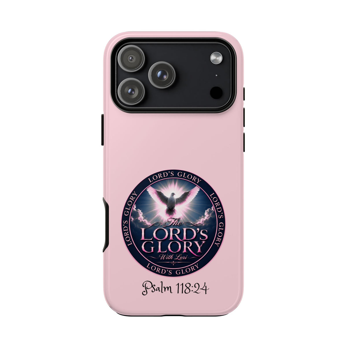 Christian Phone Case – "Lord's Glory with Lori" Dove Design Tough Case (Protective Phone Cover)
