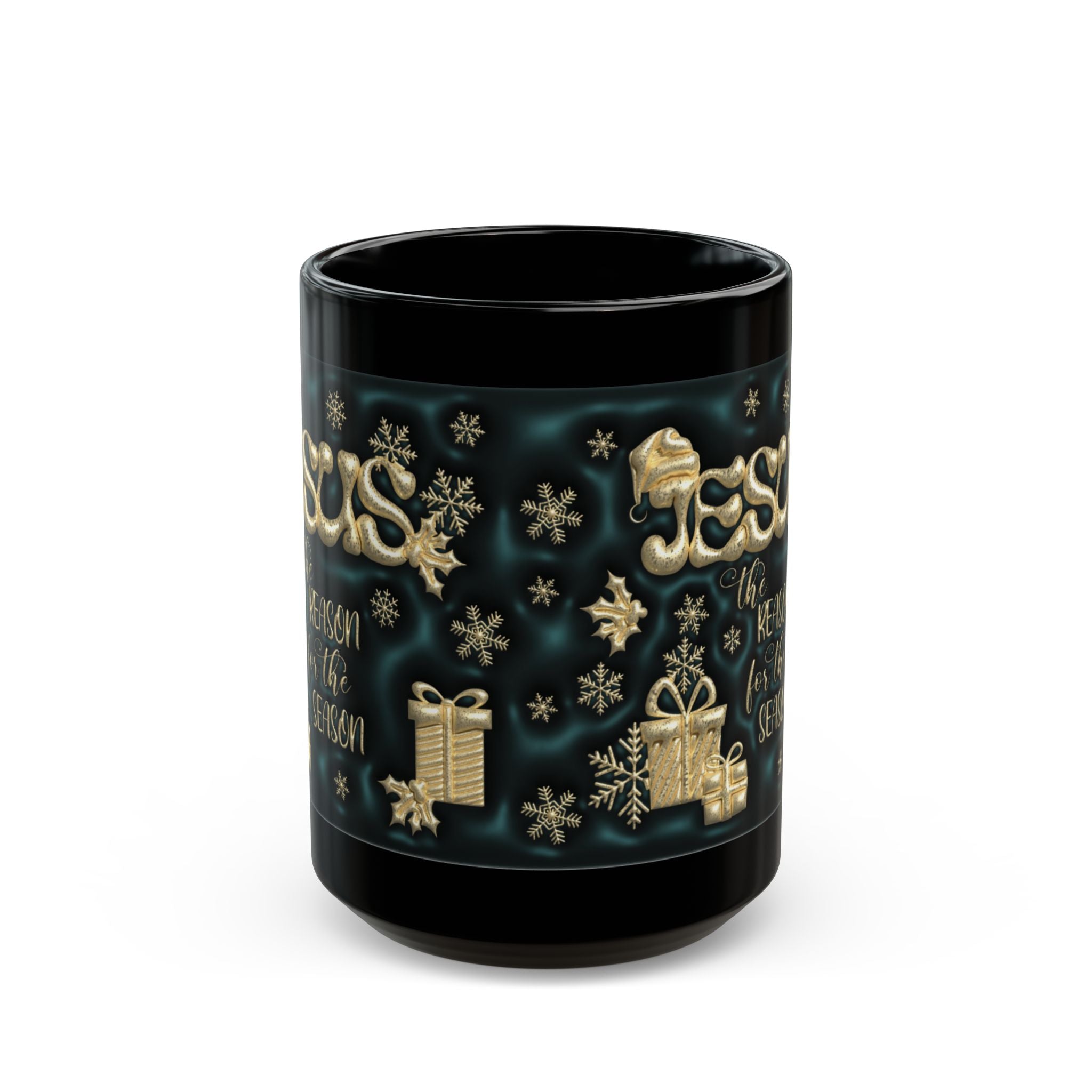 Jesus The Reason for the Season Mug, Christmas Coffee Cup, Holiday Gift, Religious Mug, Advent Celebration Drinkware
