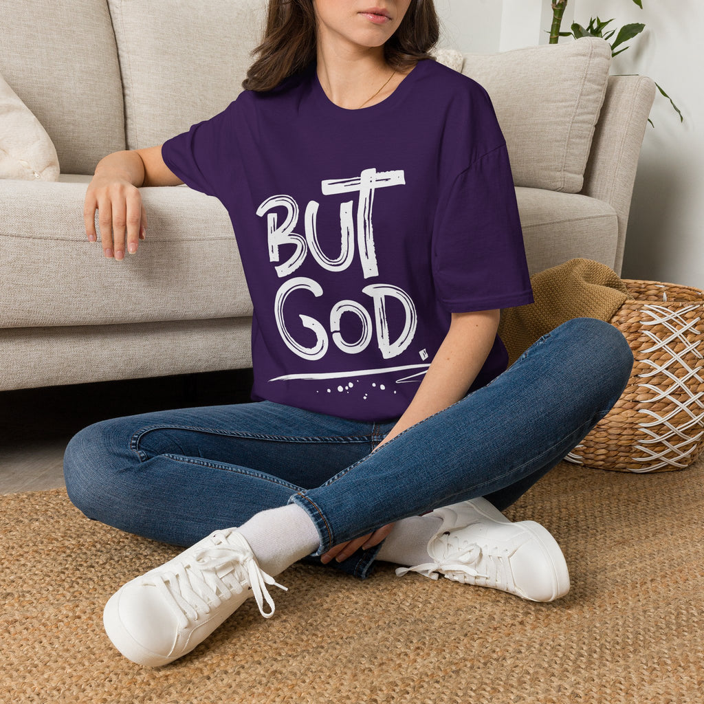 But GOD - Mens and Womans  Softstyle T-Shirt