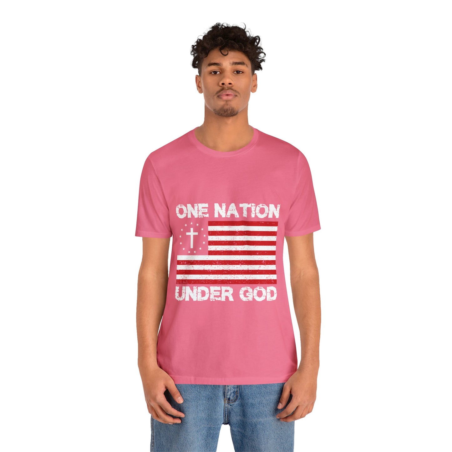 One Nation Under GOD - Unisex Jersey Short Sleeve Tee