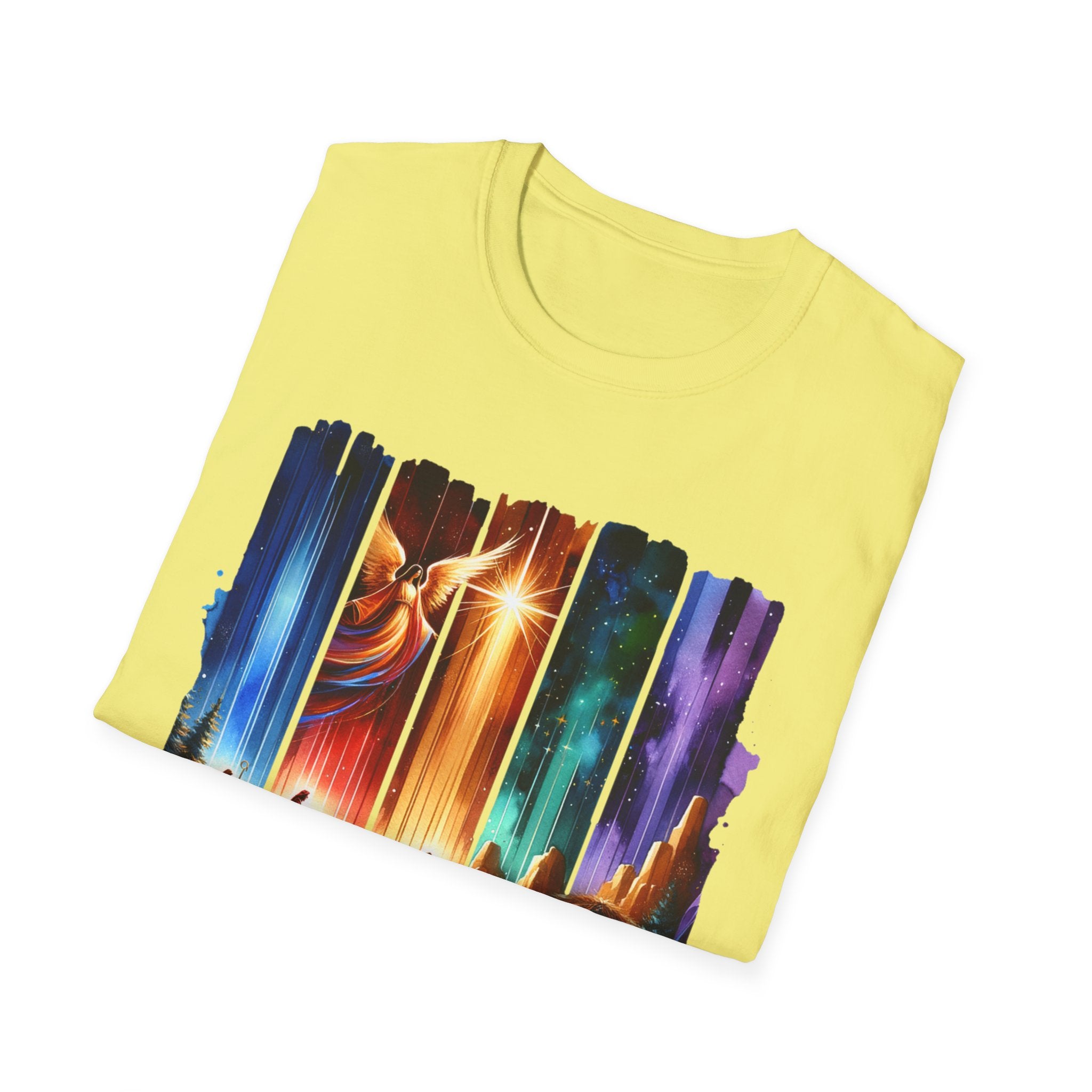 Vibrant Fantasy T-Shirt, Colorful Graphic Tee, Unisex Art Shirt, Great Gift for Fans, Unique Casual Wear, The King is Born Shirt
