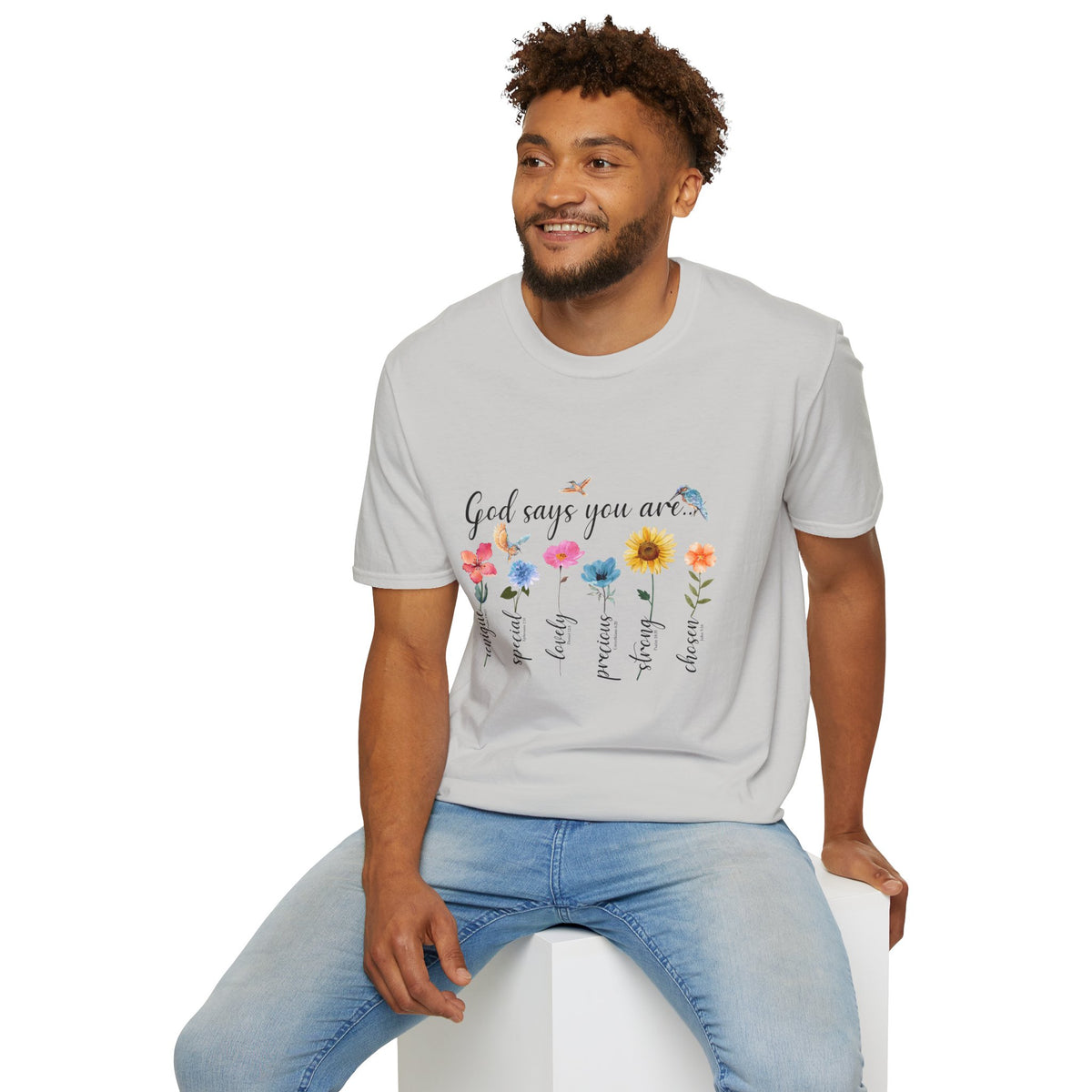 God Says You Are Loved Wildflower T-Shirt