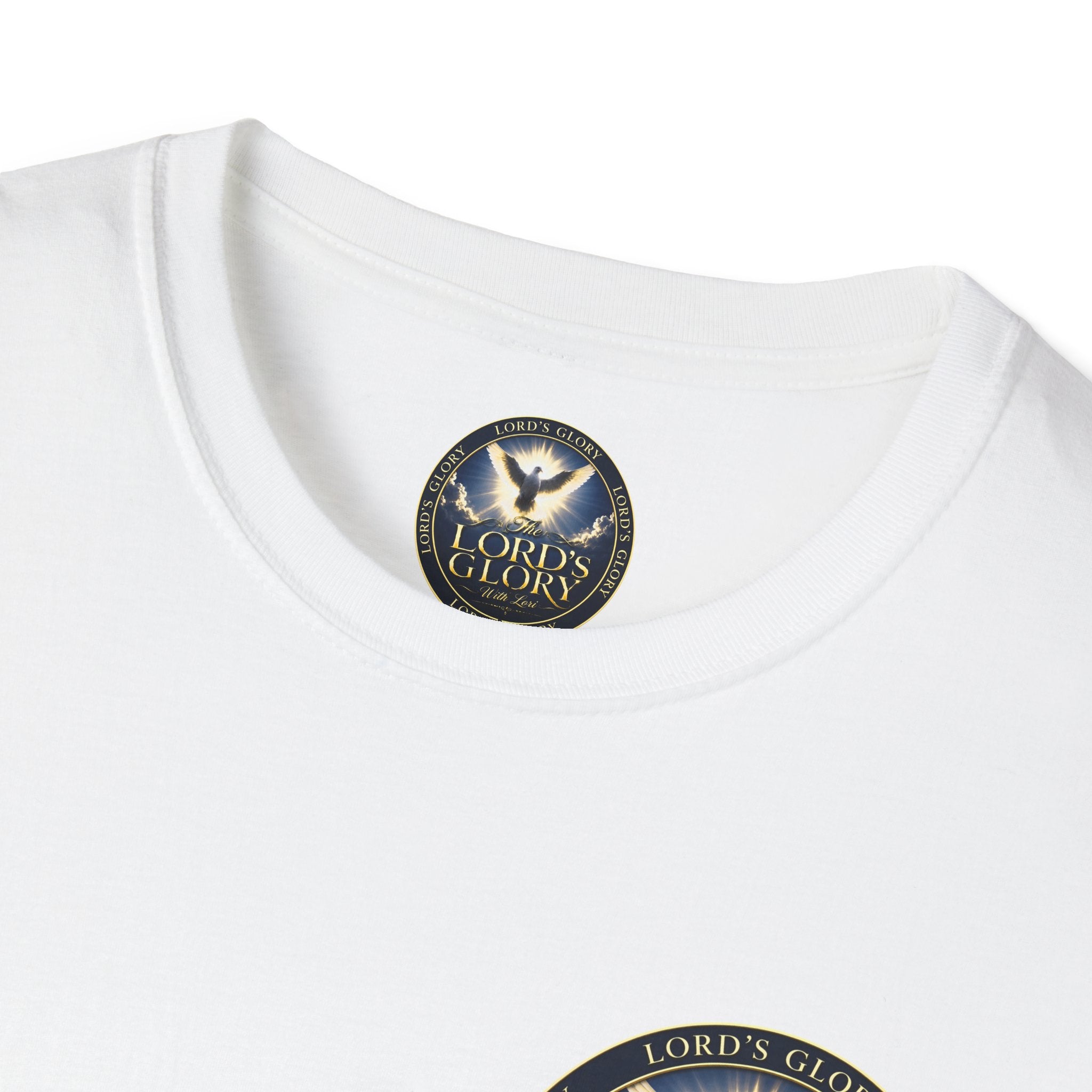 Lord's Glory with Lori Dove T‑Shirt — Christian Faith Logo Tee
