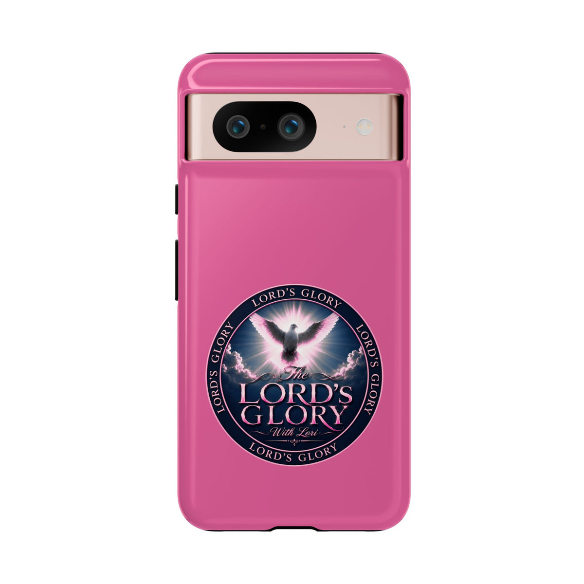 Christian Phone Case – "Lord's Glory with Lori" Dove Design Tough Case (Protective Phone Cover)