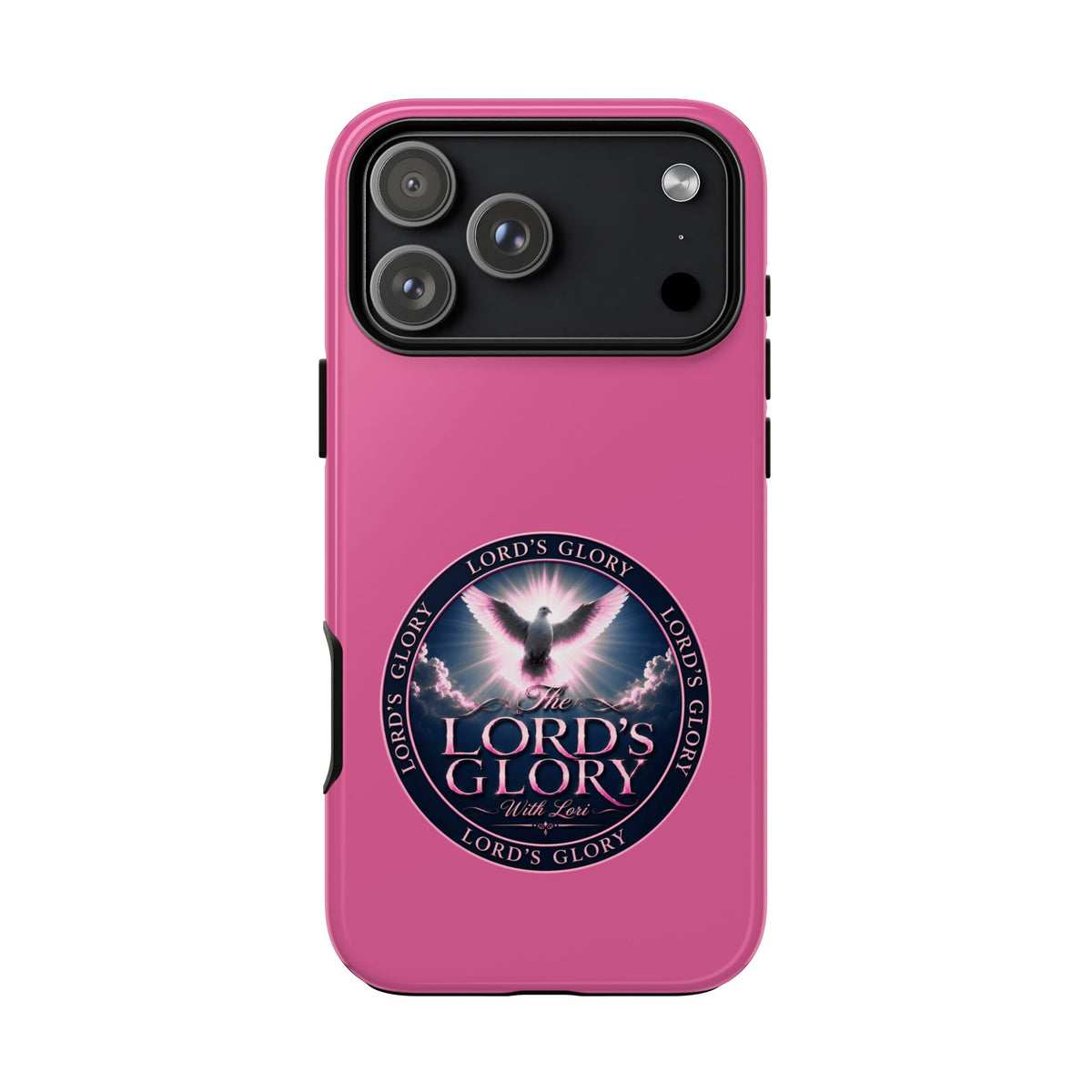 Christian Phone Case – "Lord's Glory with Lori" Dove Design Tough Case (Protective Phone Cover)