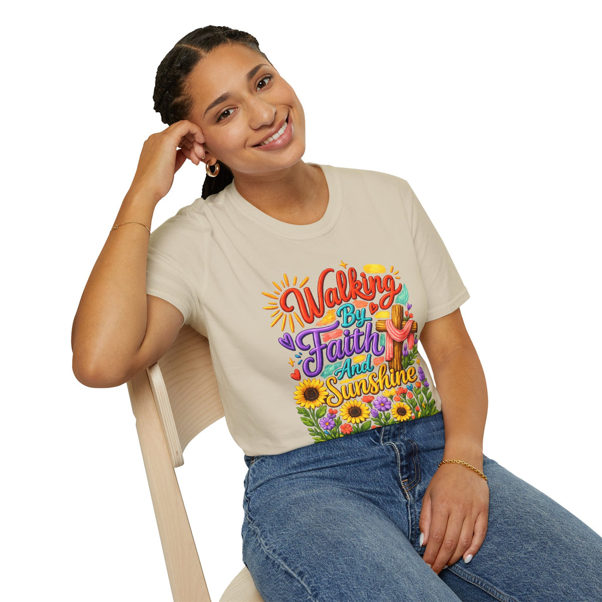 Walking By Faith and Sunshine T-Shirt