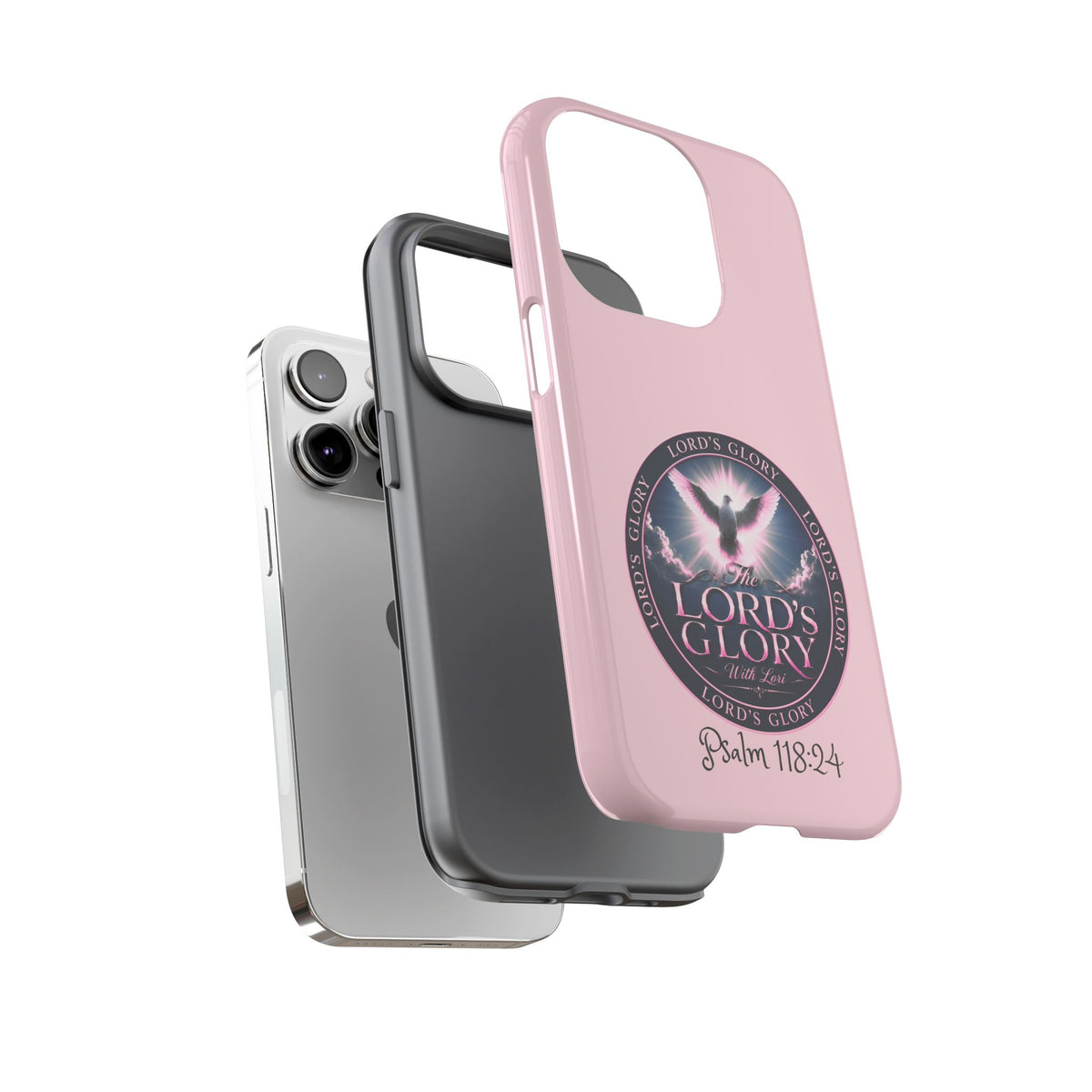 Christian Phone Case – "Lord's Glory with Lori" Dove Design Tough Case (Protective Phone Cover)