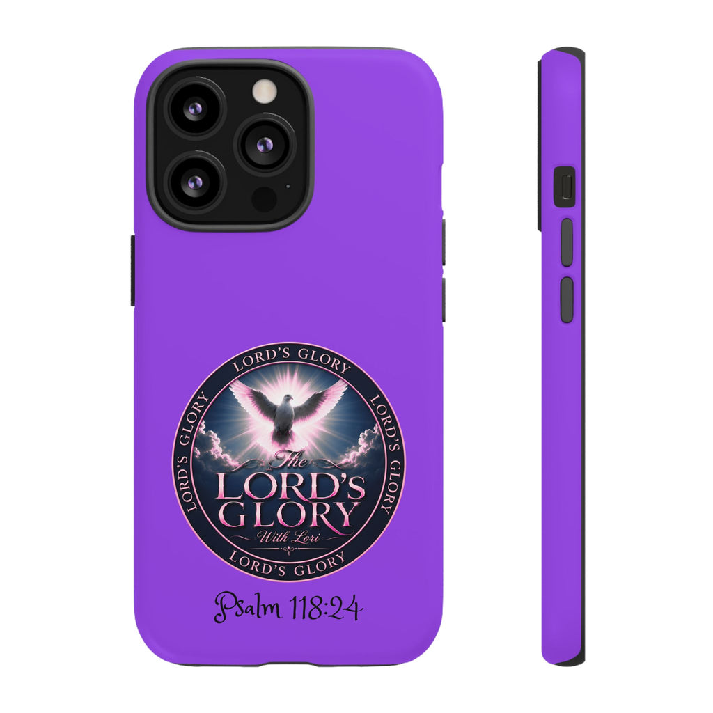Christian Phone Case – "Lord's Glory with Lori" Dove Design Tough Case (Protective Phone Cover)