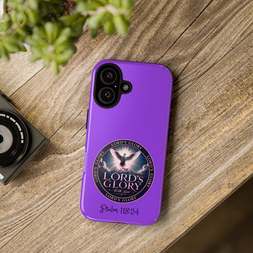 Christian Phone Case – "Lord's Glory with Lori" Dove Design Tough Case (Protective Phone Cover)