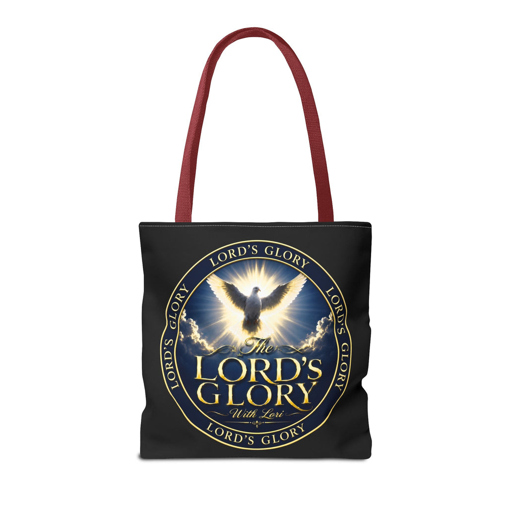 Tote Bag — "The Lord's Glory with Lori" Christian Dove Tote (Faith-Inspired Church Bag)