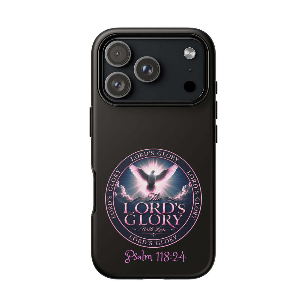 Christian Phone Case – "Lord's Glory with Lori" Dove Design Tough Case (Protective Phone Cover)
