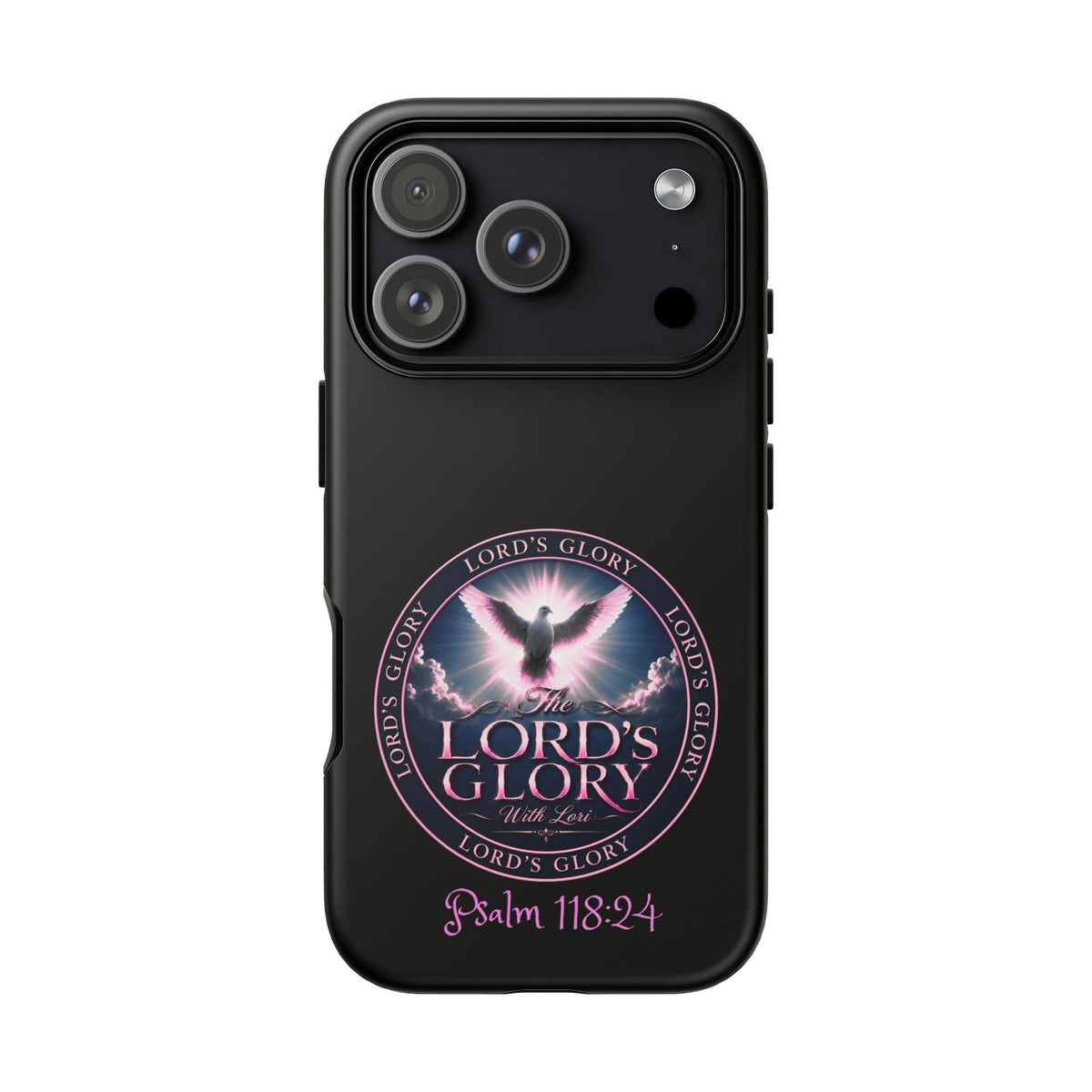 Christian Phone Case – "Lord's Glory with Lori" Dove Design Tough Case (Protective Phone Cover)