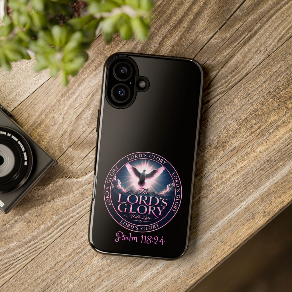 Christian Phone Case – "Lord's Glory with Lori" Dove Design Tough Case (Protective Phone Cover)