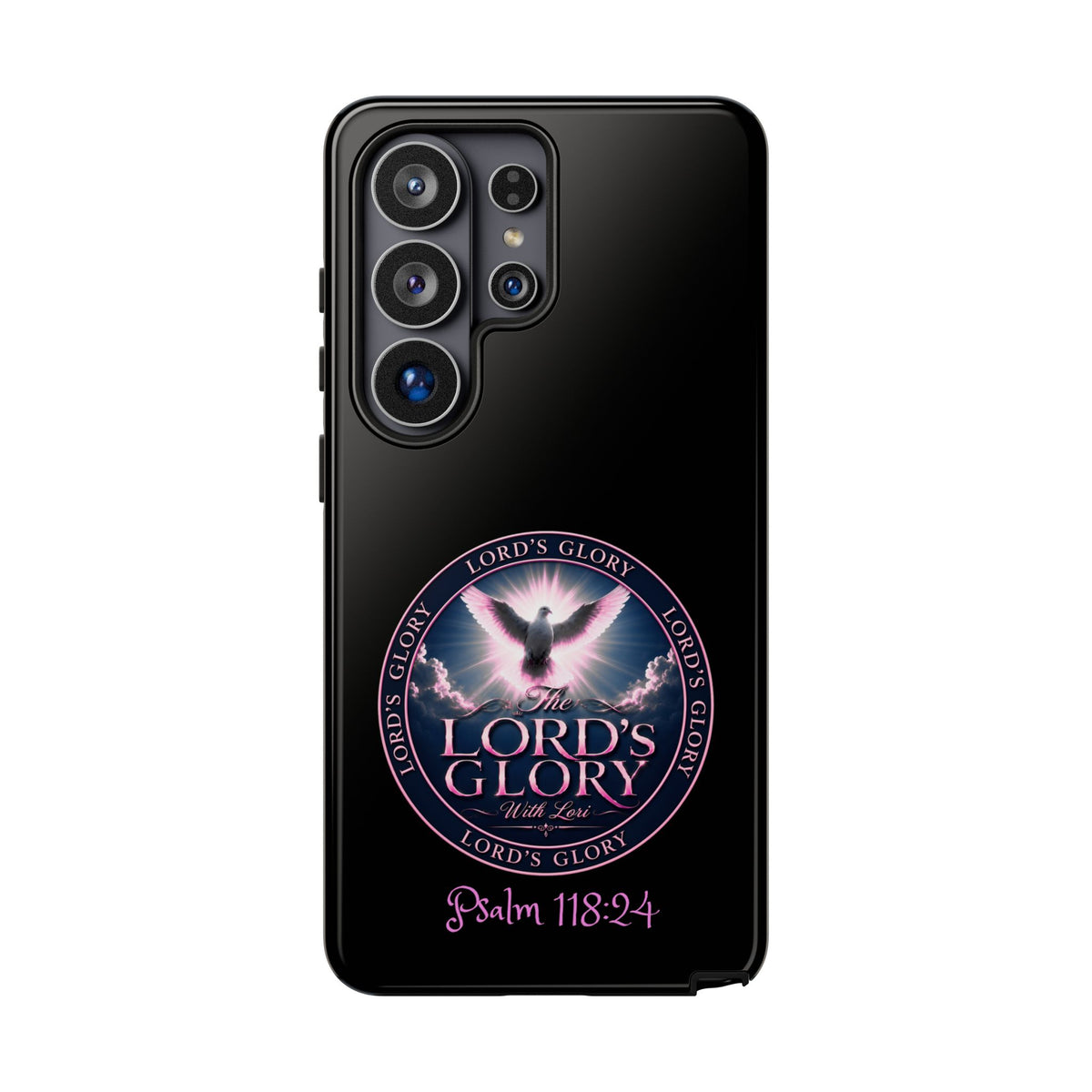 Christian Phone Case – "Lord's Glory with Lori" Dove Design Tough Case (Protective Phone Cover)