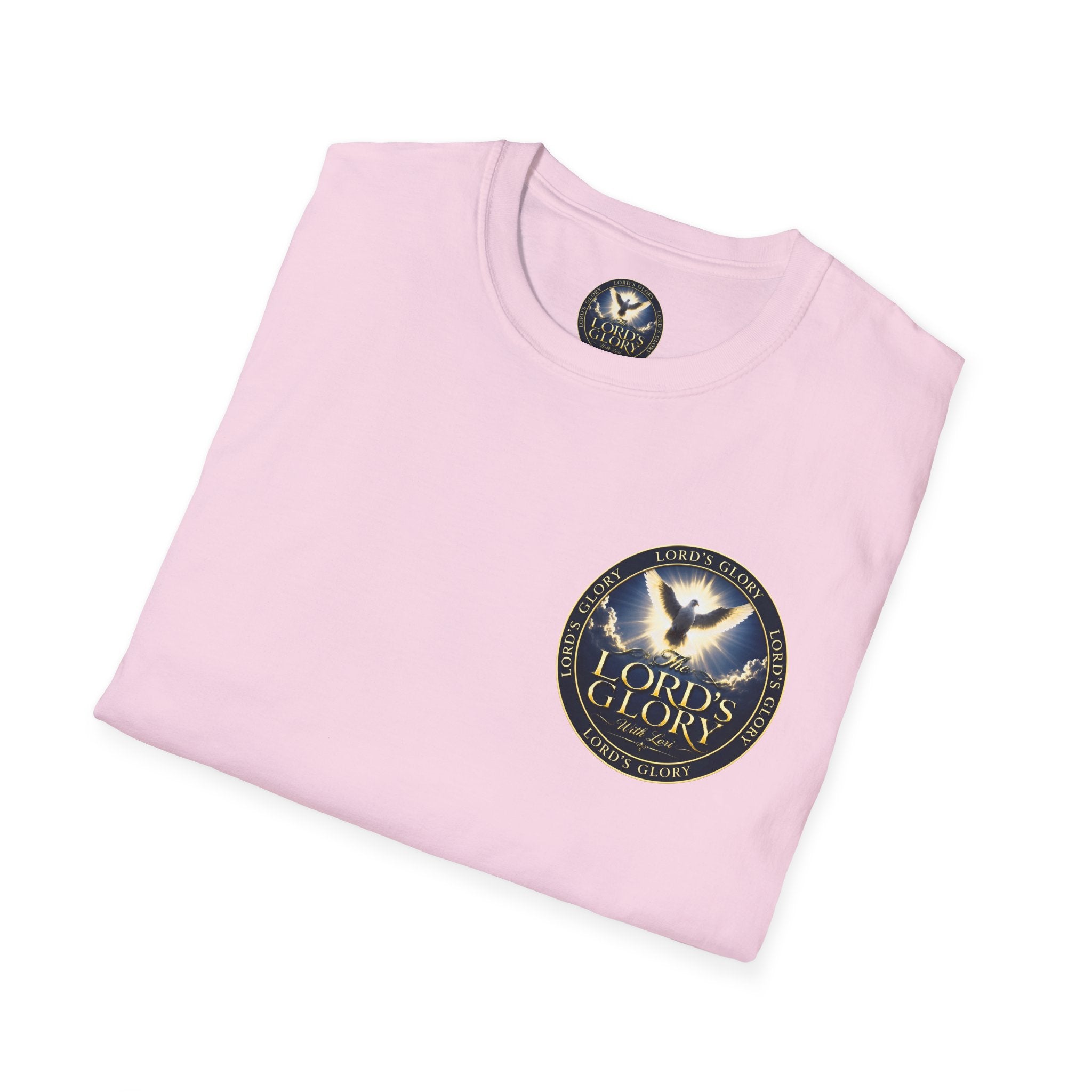 Lord's Glory with Lori Dove T‑Shirt — Christian Faith Logo Tee