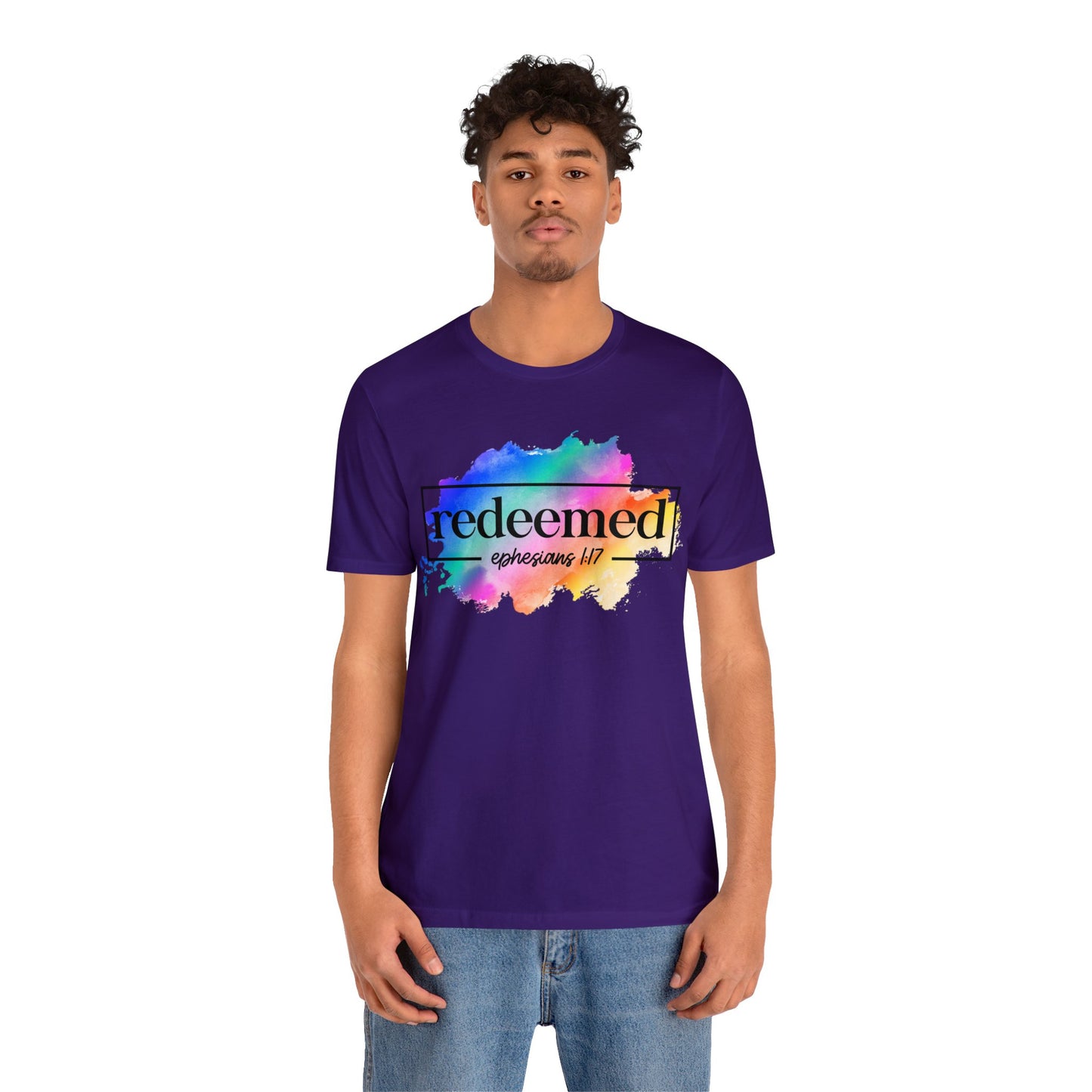 Redeemed - Unisex Jersey Short Sleeve Tee