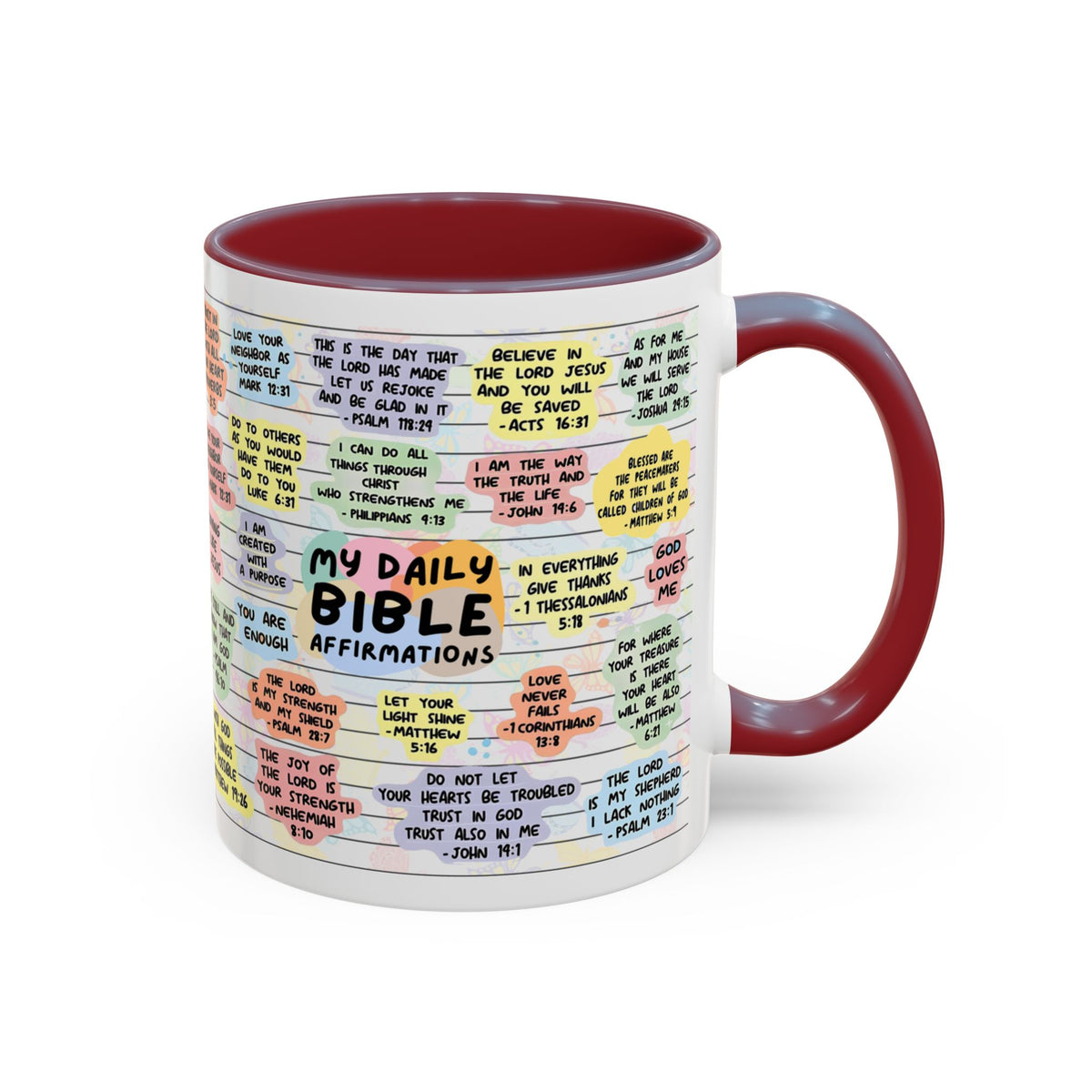 My Daily Bible Affirmations Coffee Mug 15oz/11oz