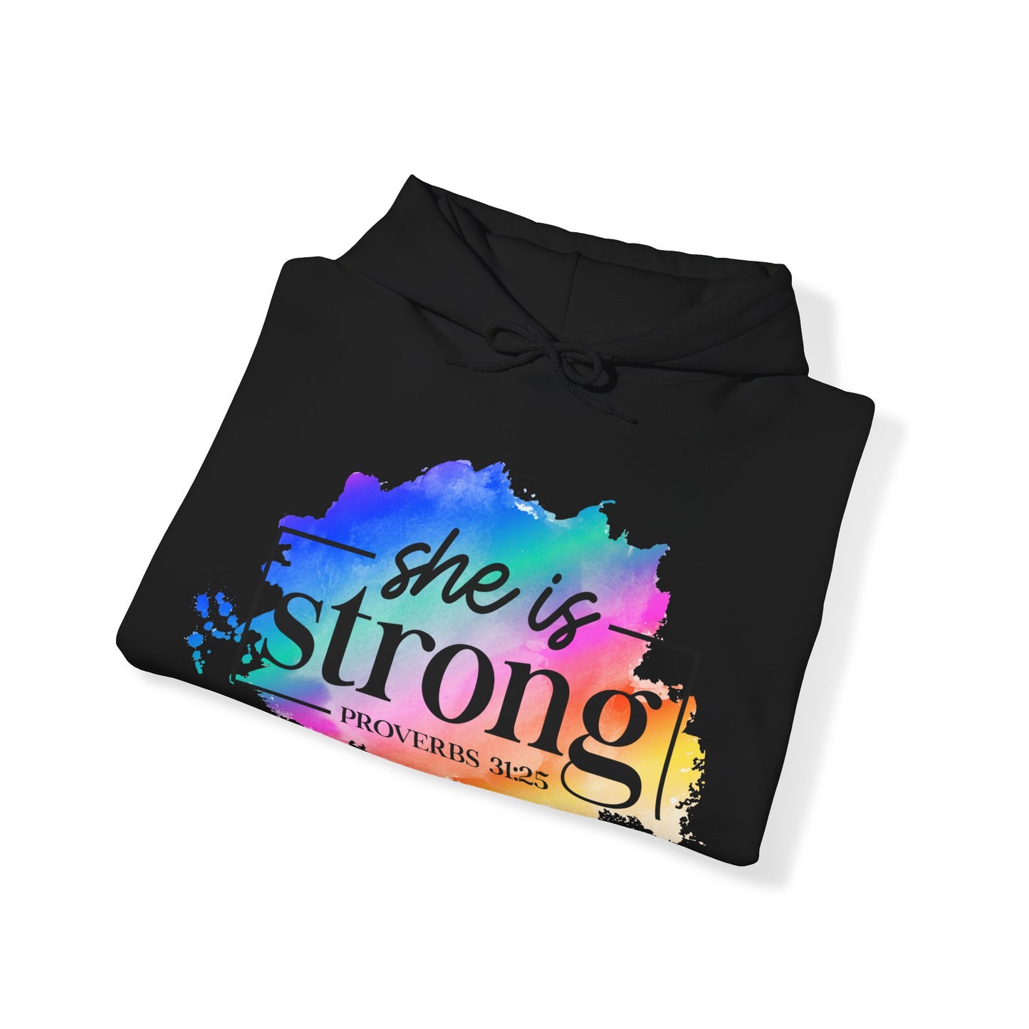 She Is Strong - Unisex Heavy Blend Hooded Sweatshirt