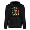 Jesus is My Savior Trump is my Preident New Pure cotton hooded sweater  Multiple colors available
