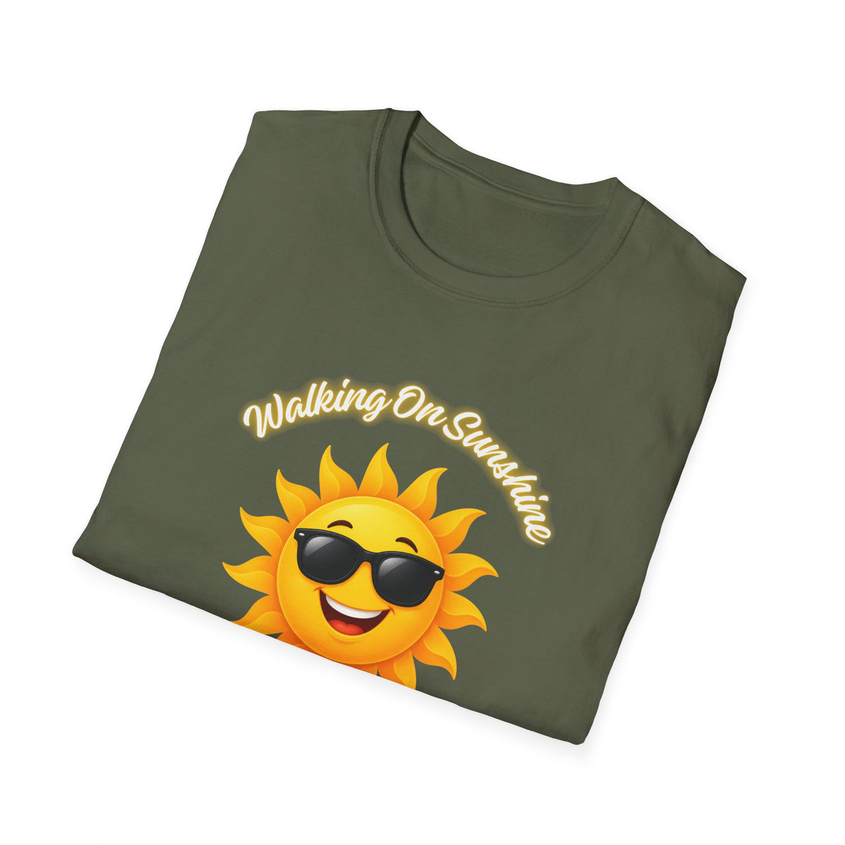 Sunshine Smiles T-Shirt — Sunglasses Sun with Psalm 118:24 Inspirational Tee