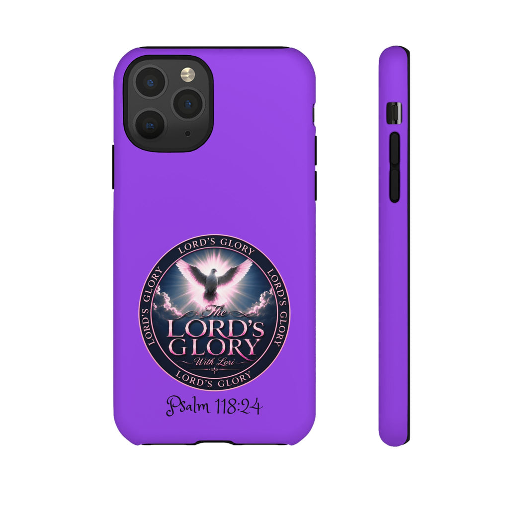 Christian Phone Case – "Lord's Glory with Lori" Dove Design Tough Case (Protective Phone Cover)